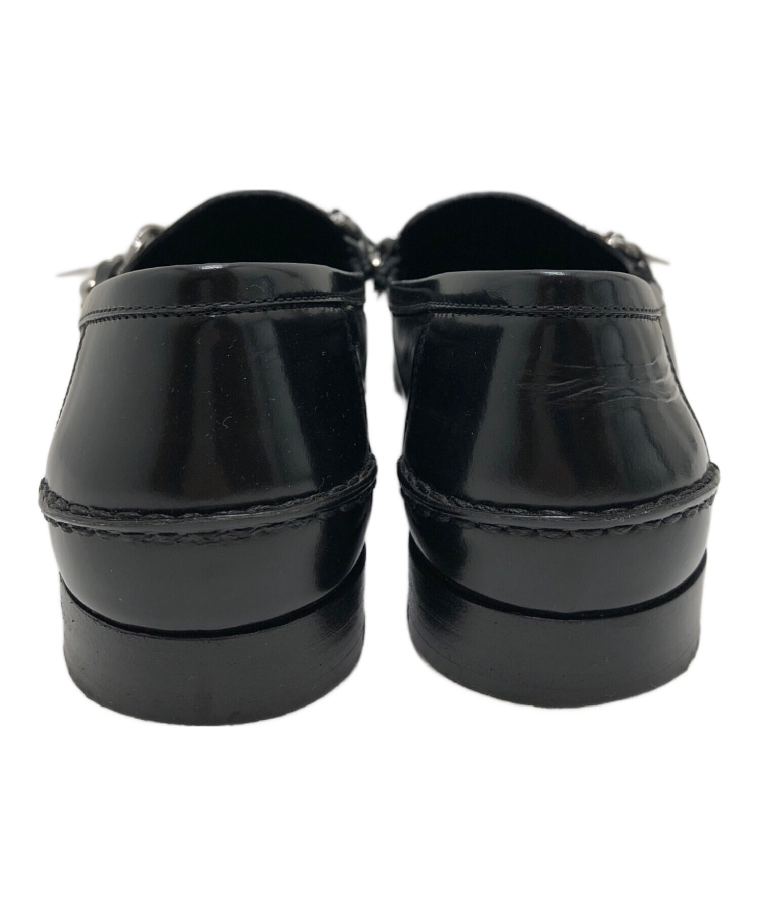 中古・古着通販】sergio rossi (セルジオロッシ) ローファー ブラック