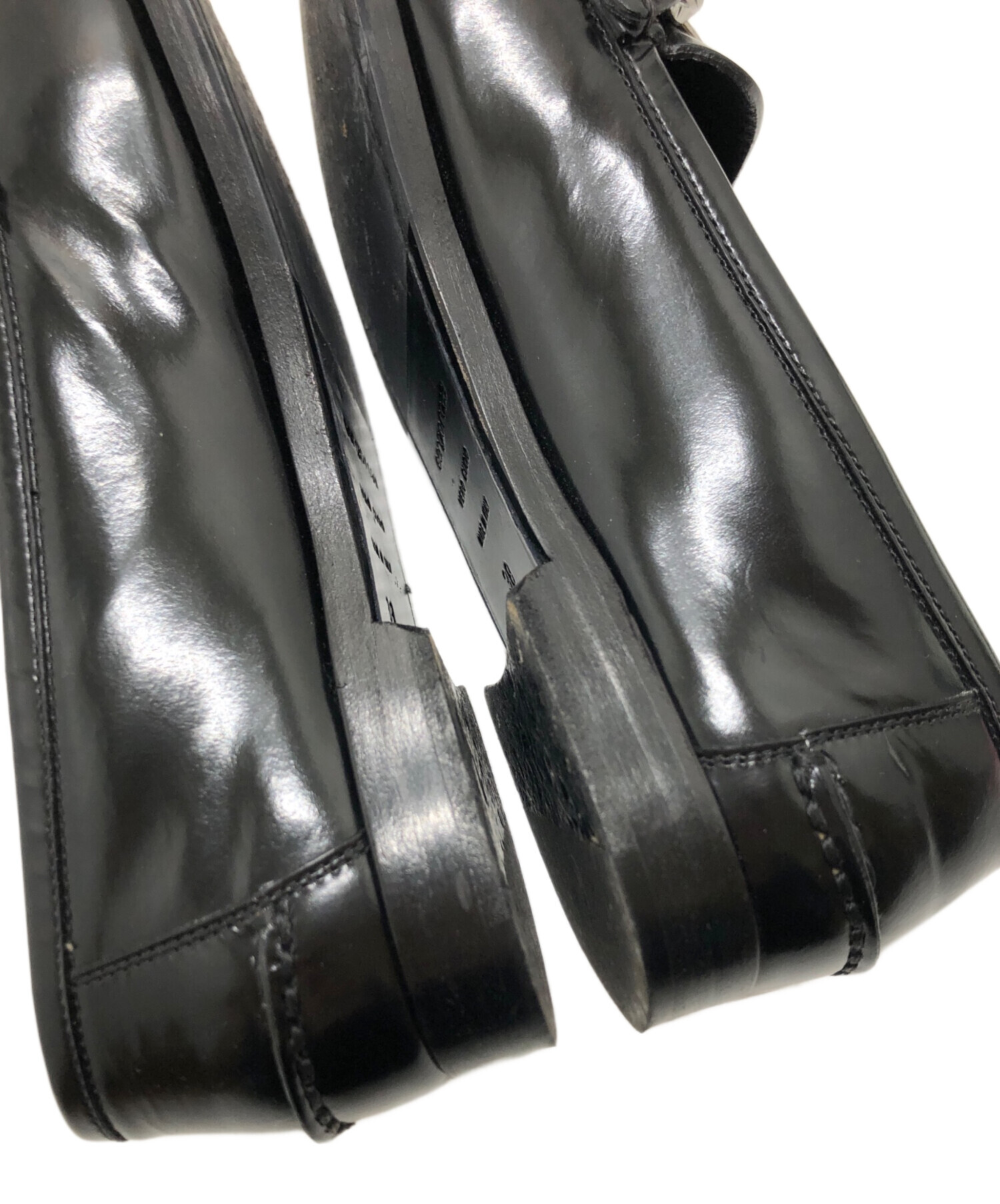 中古・古着通販】sergio rossi (セルジオロッシ) ローファー ブラック