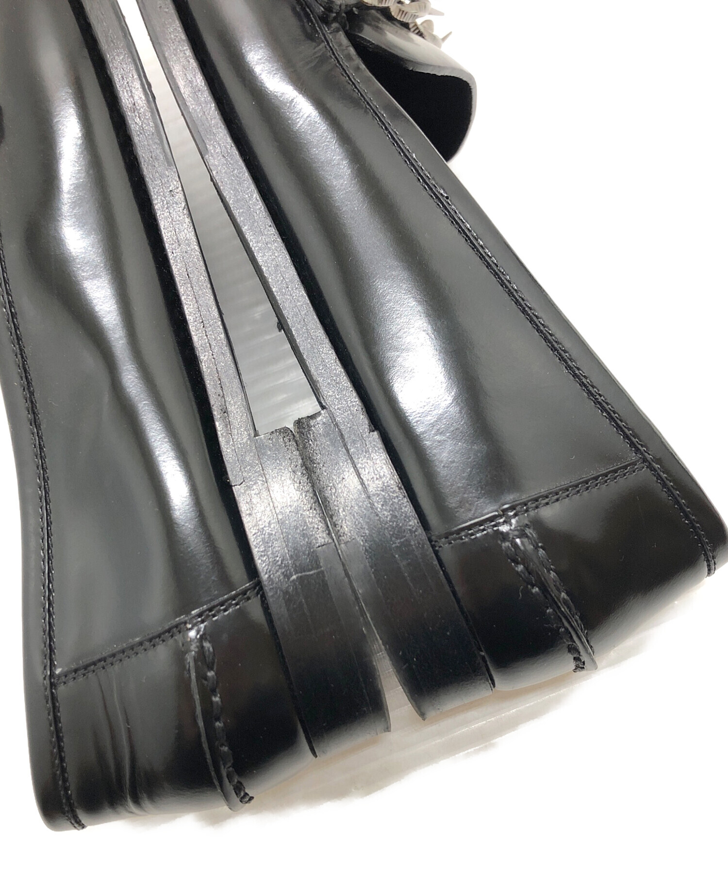 中古・古着通販】sergio rossi (セルジオロッシ) ローファー ブラック