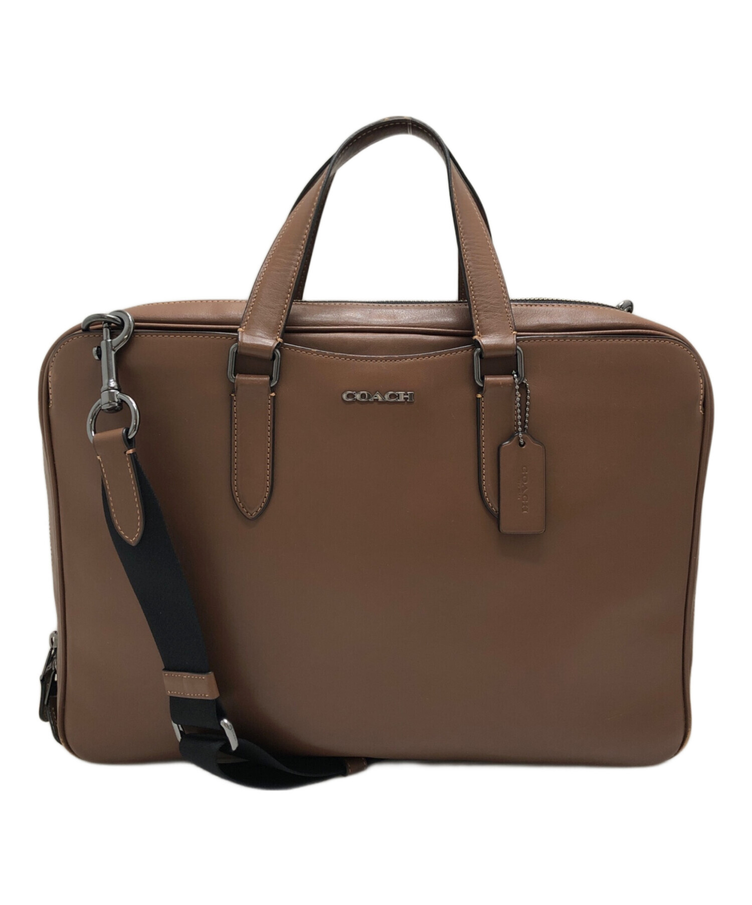 入手困難○COACH コーチ ペリー スリムブリーフ シグネチャー ビジネス