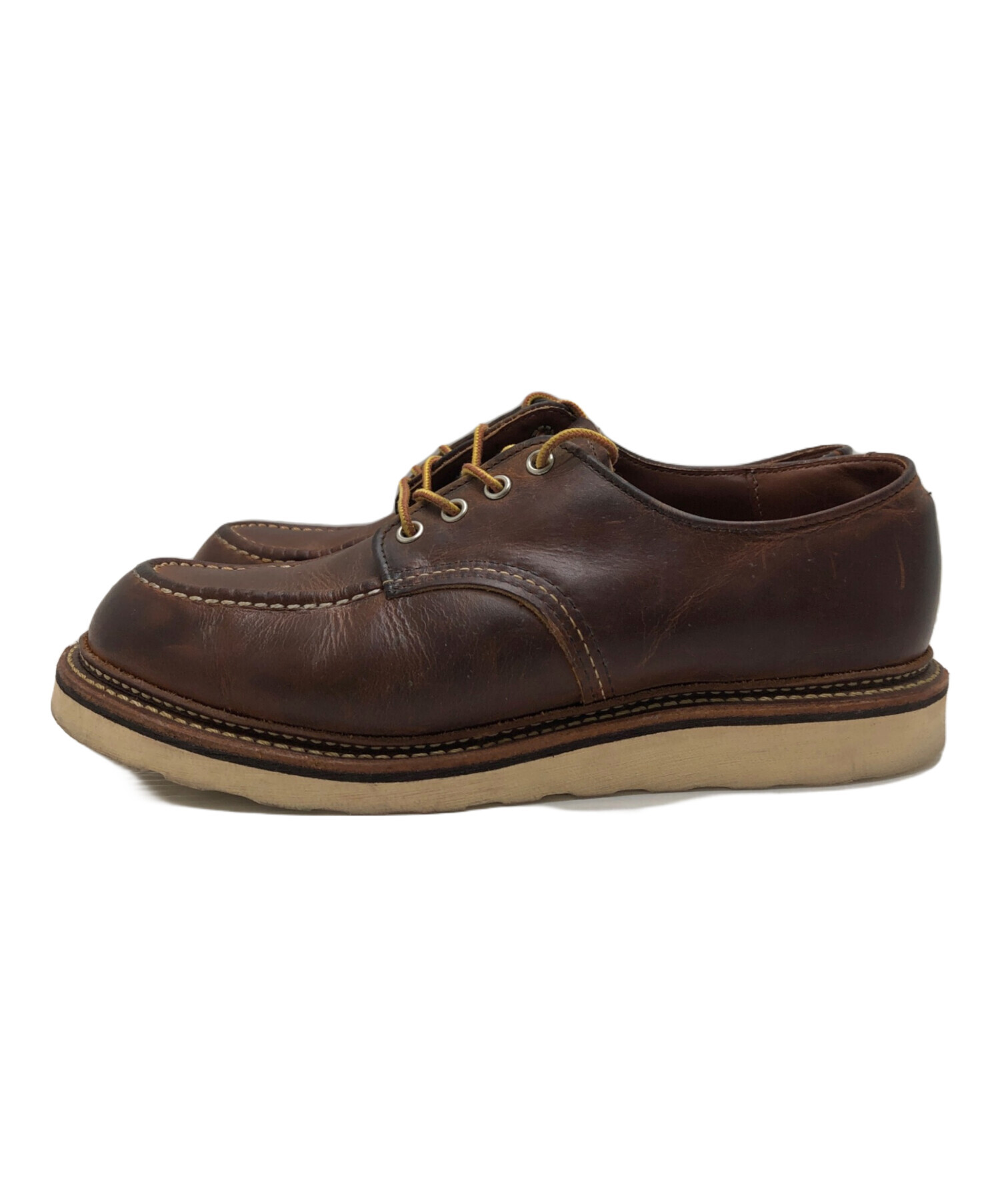 redwing革靴シューズ9.5D 中古・古着通販】RED WING (レッドウィング) レザーシューズ ブラウン