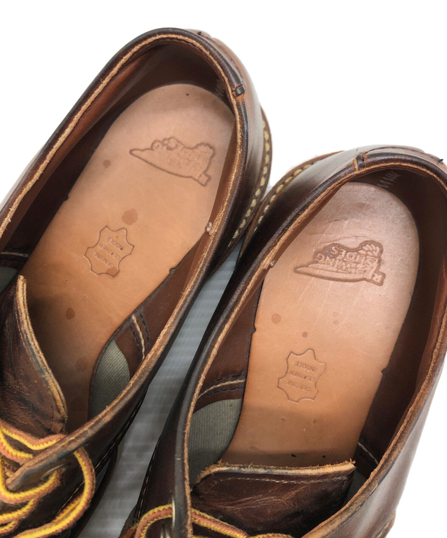redwing革靴シューズ9.5D 中古・古着通販】RED WING (レッドウィング) レザーシューズ ブラウン