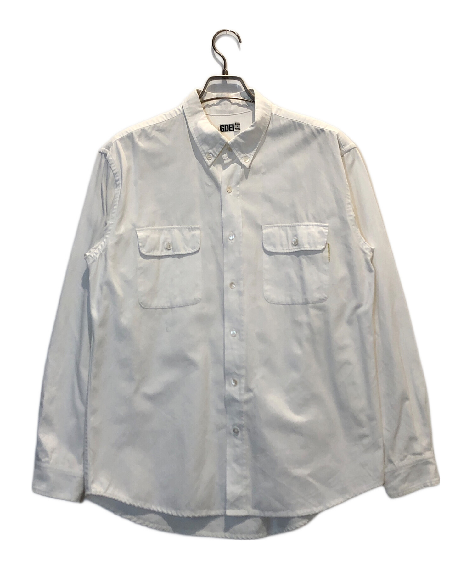 中古・古着通販】GDEH (グッドイナフ) ボタンダウンシャツ ホワイト 