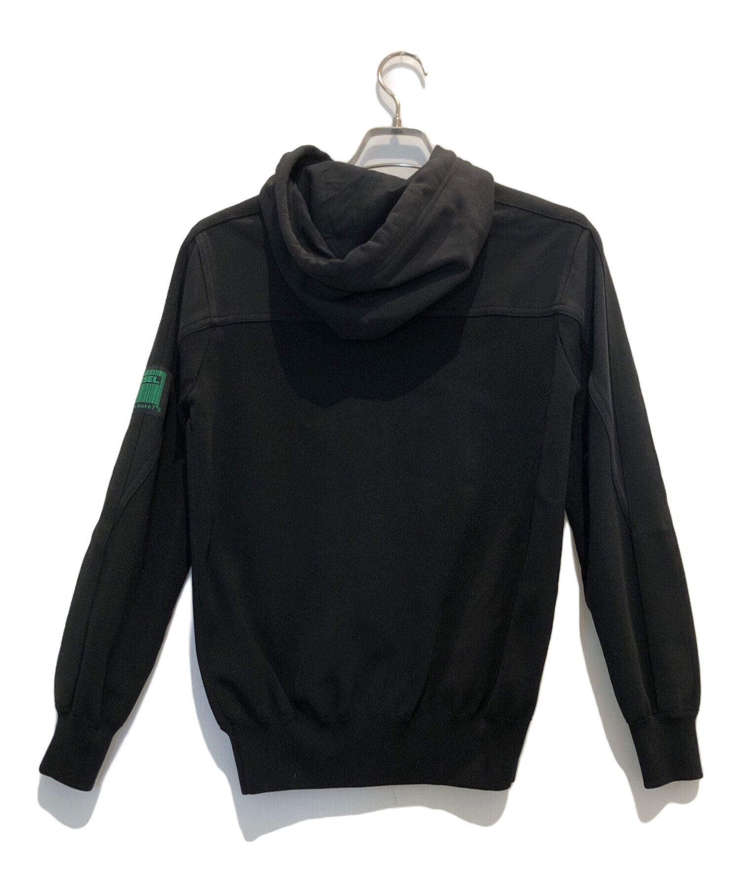 【タグ有り新品同様中古品】DIESEL メッシュ パーカー ブラック XS DIESEL - 【タグ有り新品同様中古品】DIESEL メッシュ パーカー