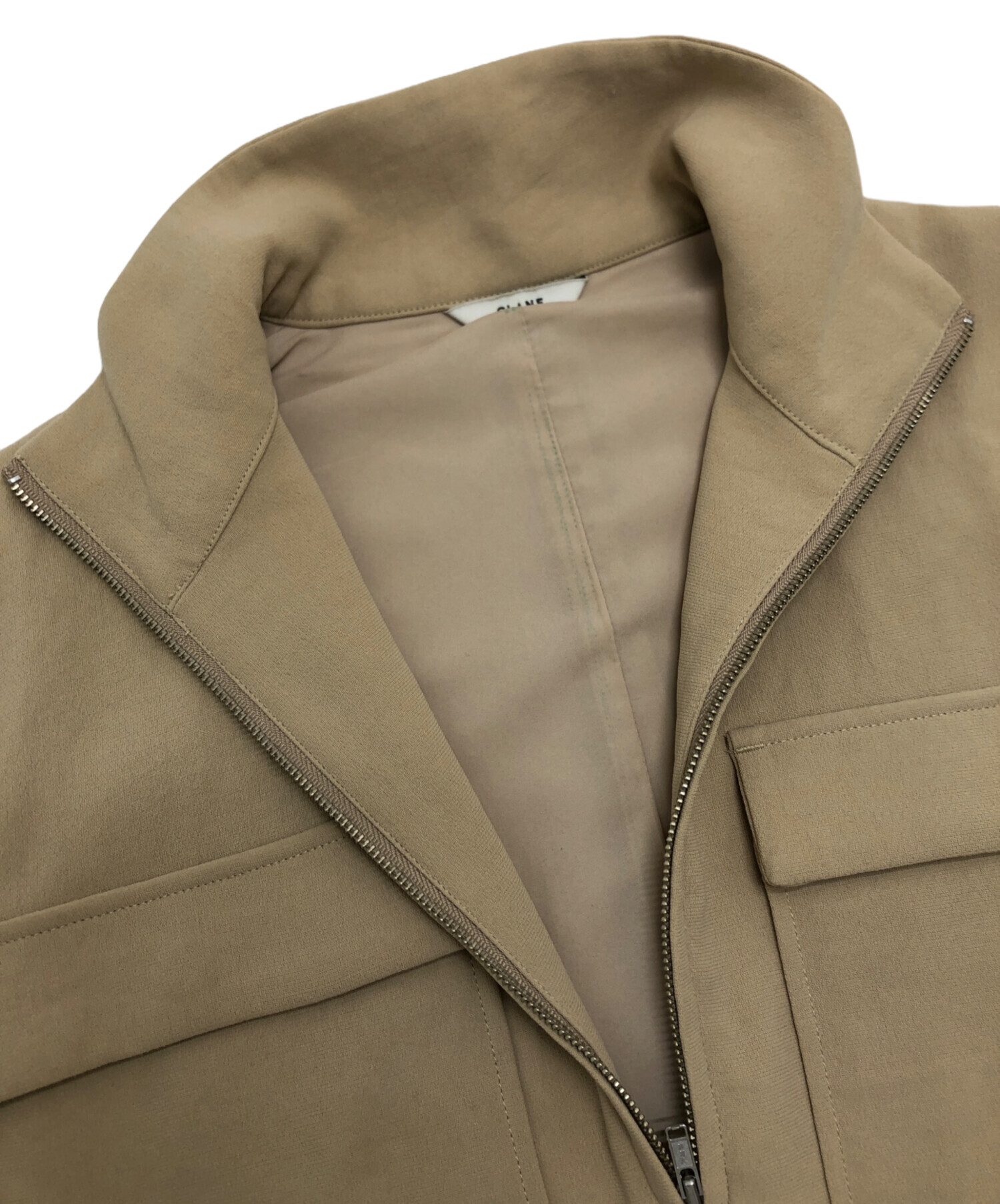 中古・古着通販】CLANE (クラネ) ハーフ ジップ ミリタリー ワンピース