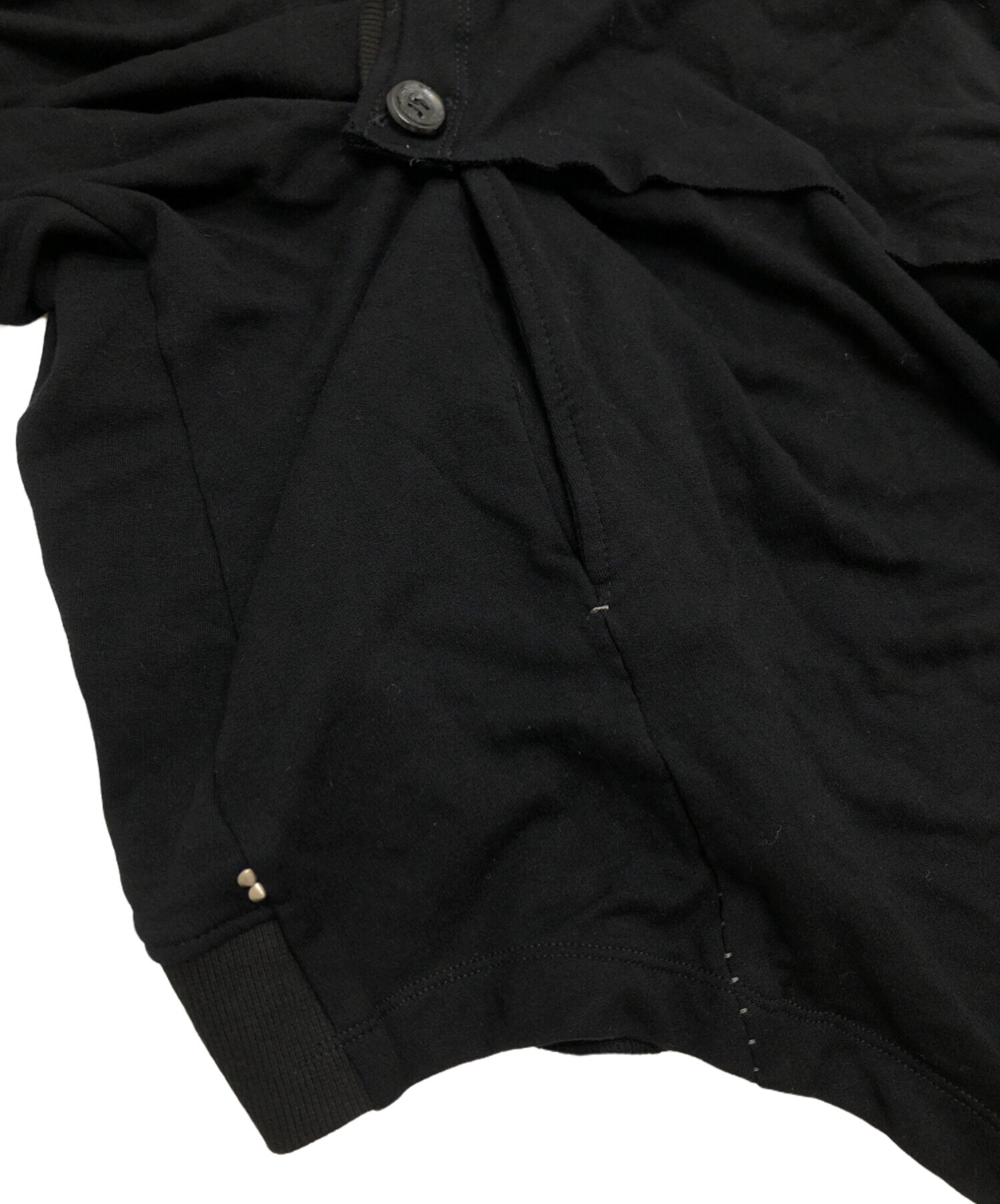 KMRii パーカー　希少品 中古・古着通販】KMRII (ケムリ) 変形パーカー ブラック サイズ:1