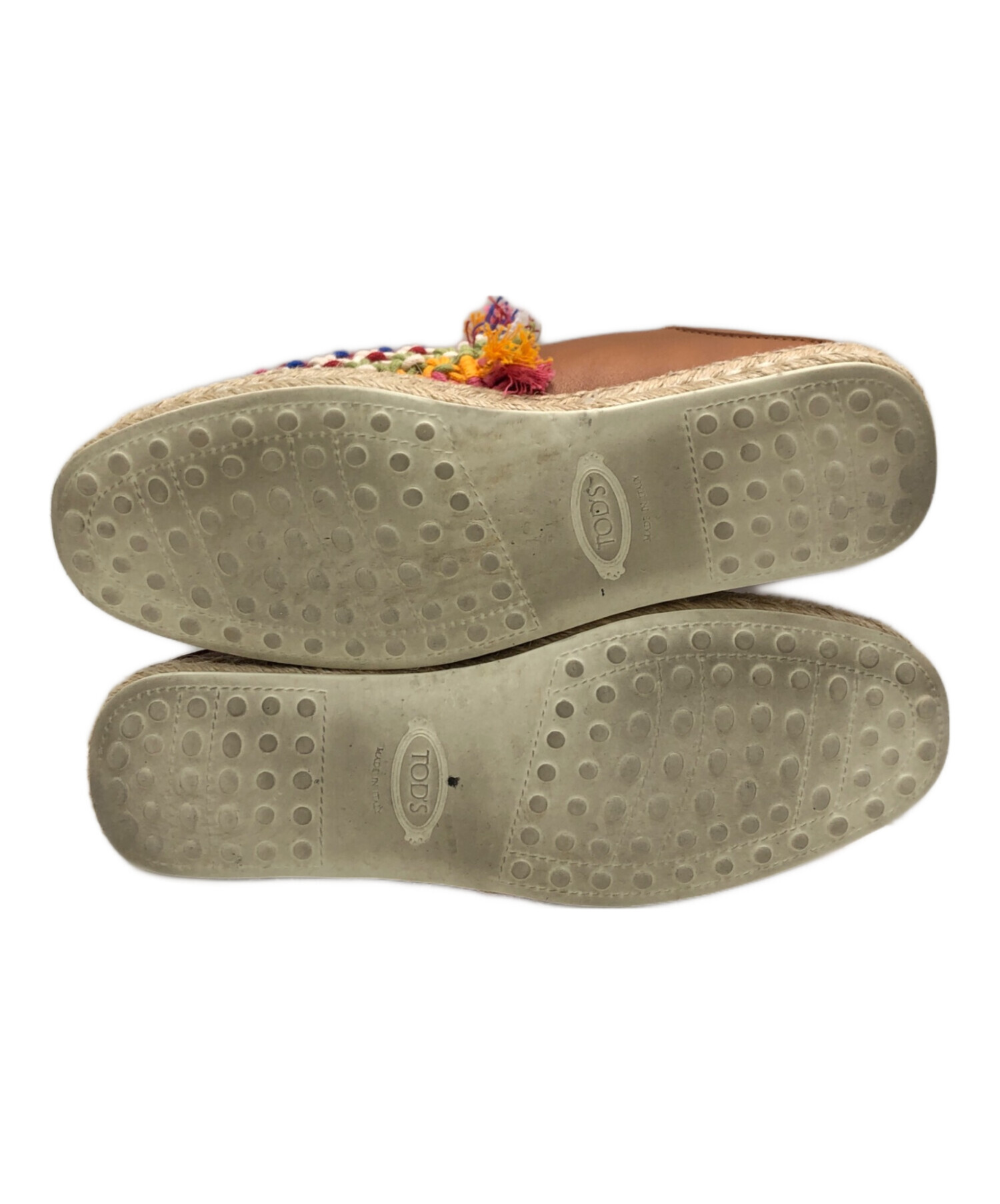 中古・古着通販】TOD'S (トッズ) エスパドリーユ マルチカラー サイズ