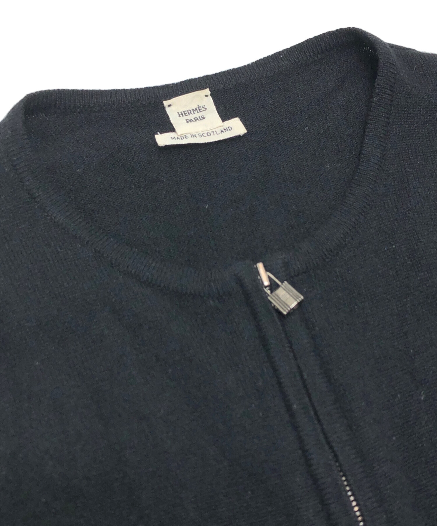 中古・古着通販】HERMES (エルメス) カデナトップカシミヤカーディガン