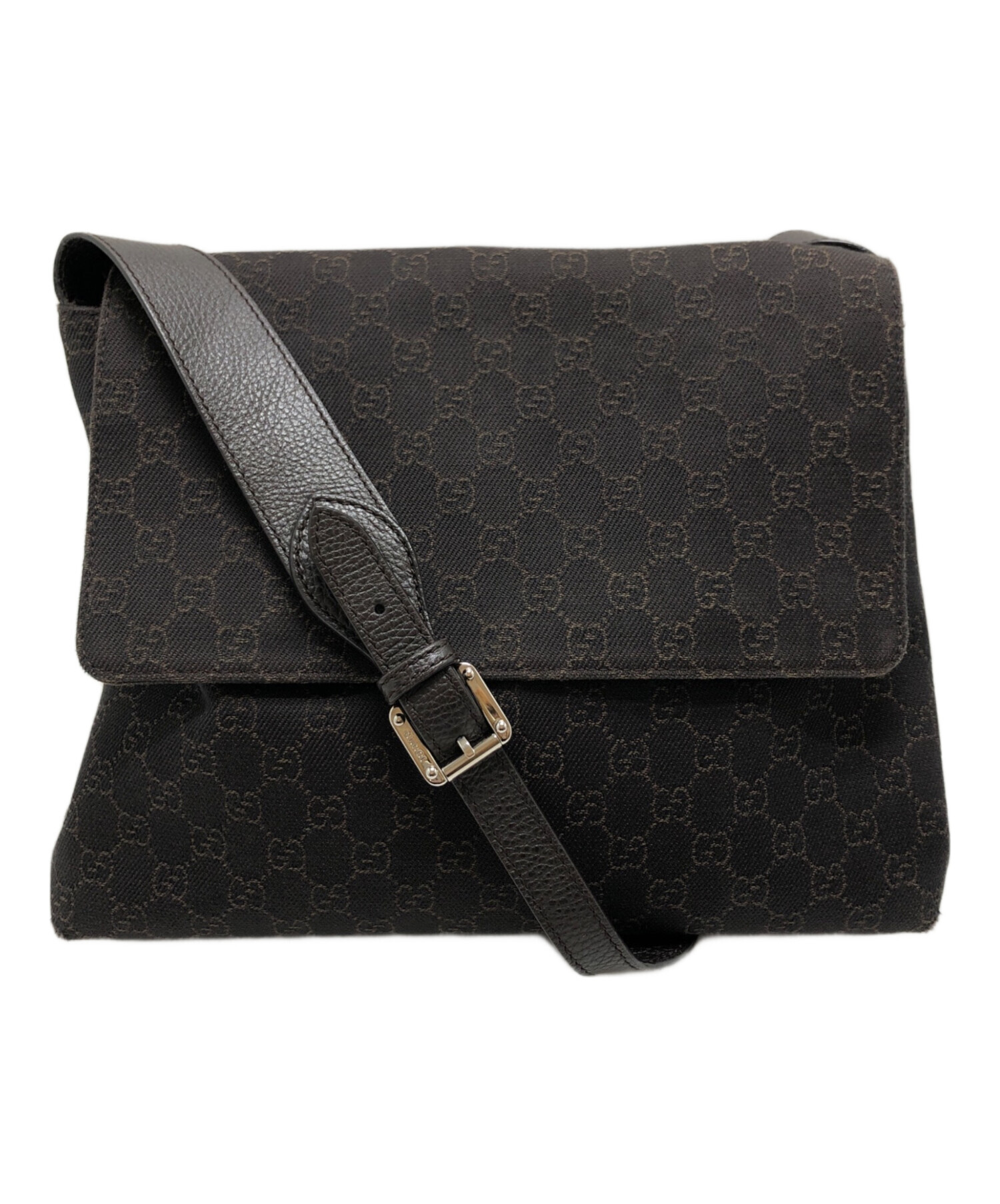 中古・古着通販】GUCCI (グッチ) GGキャンバス ショルダーバッグ