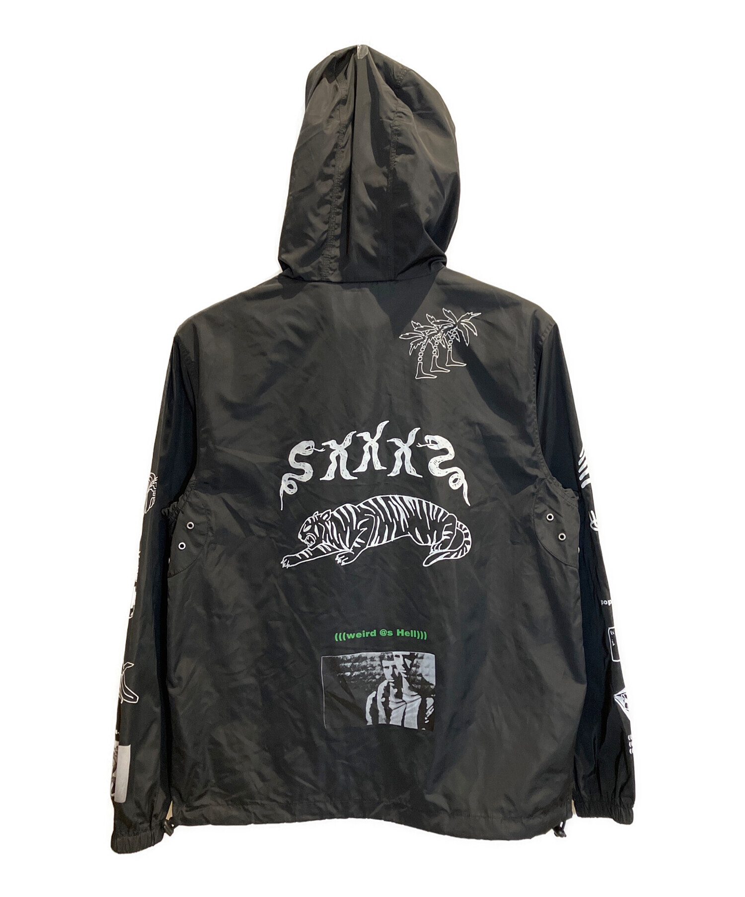 diesel ゴシック風ジャケット gothic ディーゼルarchive 中古・古着通販】DIESEL (ディーゼル) グラフィックナイロンジャケット
