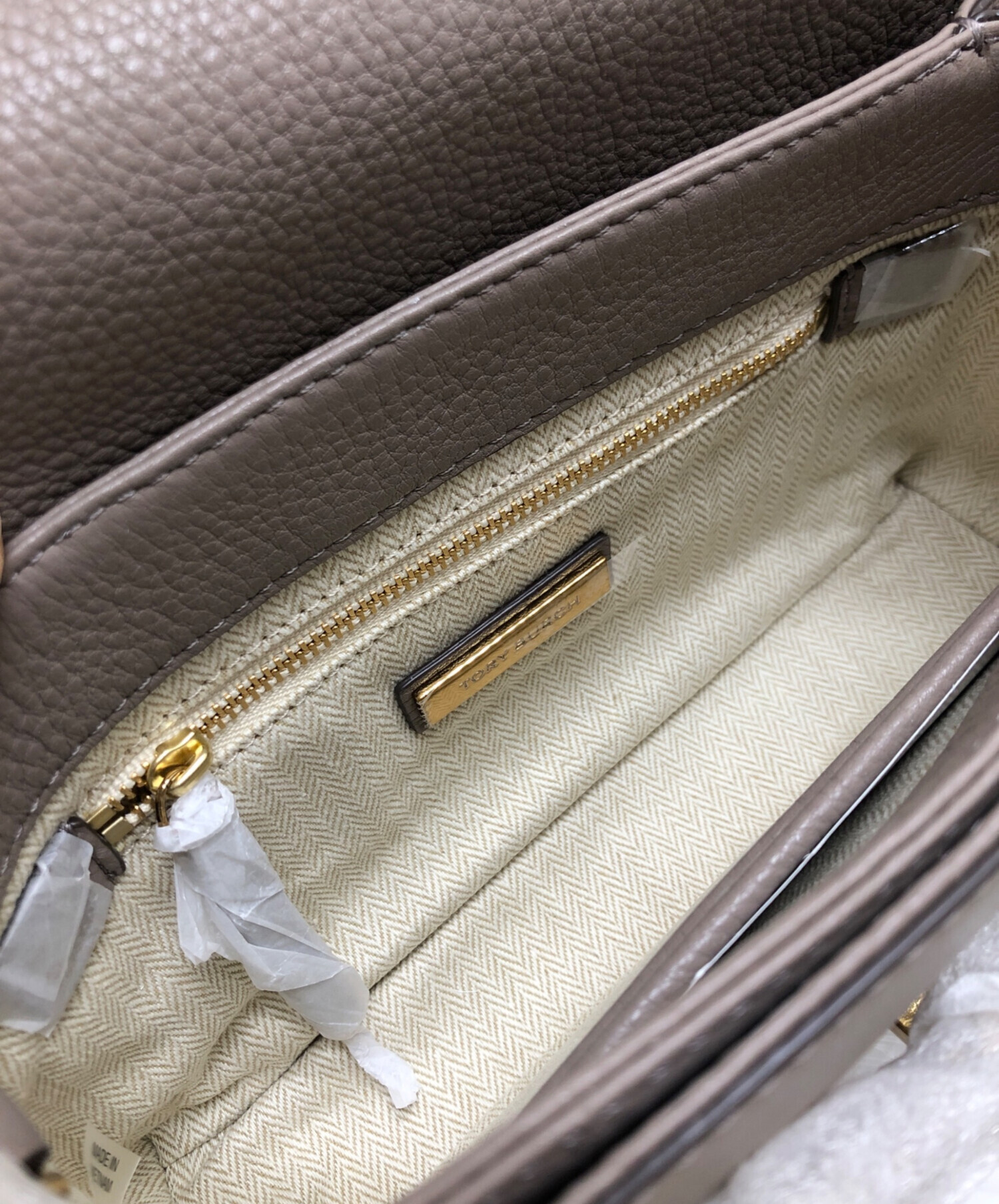中古・古着通販】TORY BURCH (トリーバーチ) バッグ ブラウン サイズ