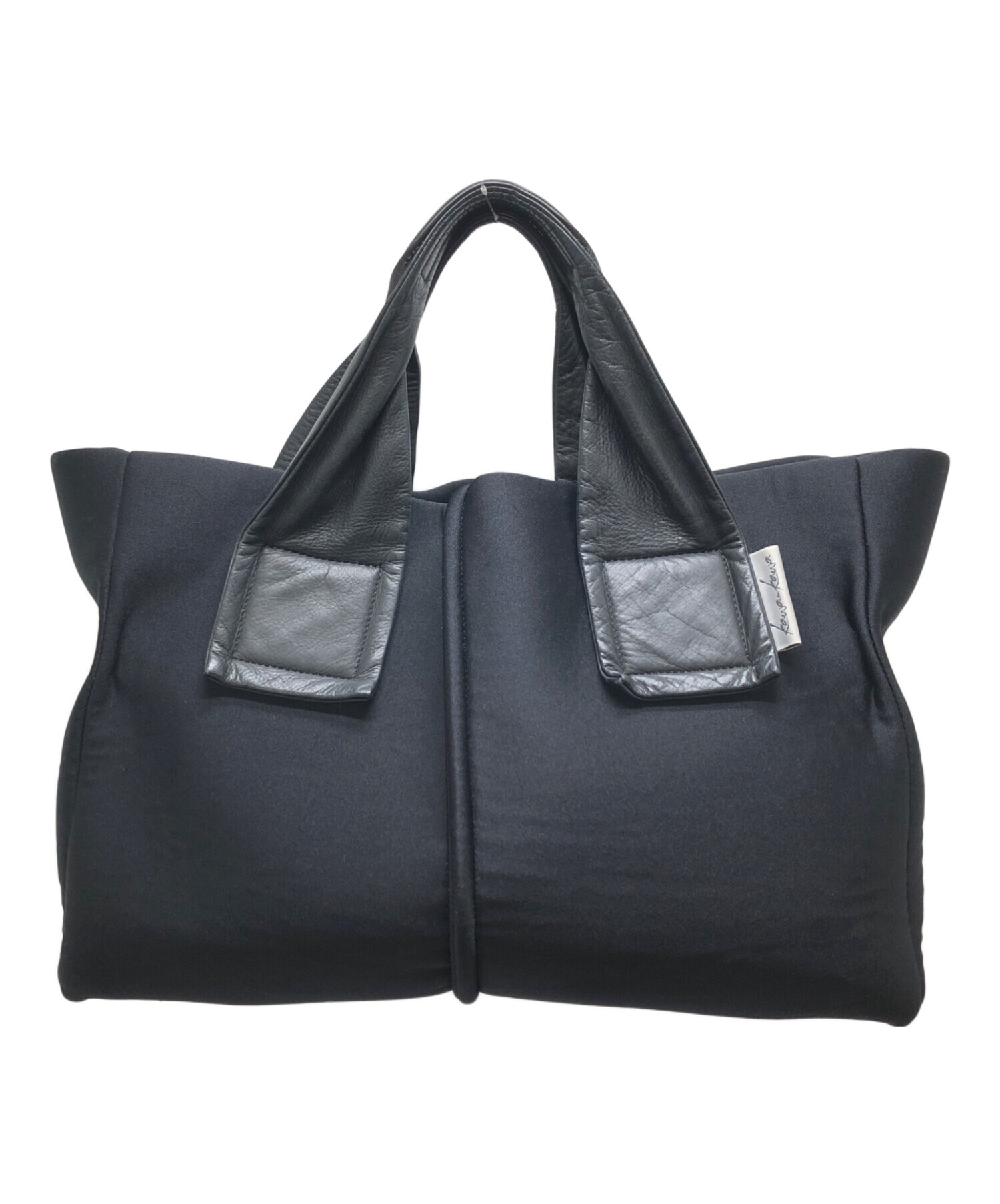 中古・古着通販】kawa-kawa (カワカワ) ウエットトートバッグ ブラック 