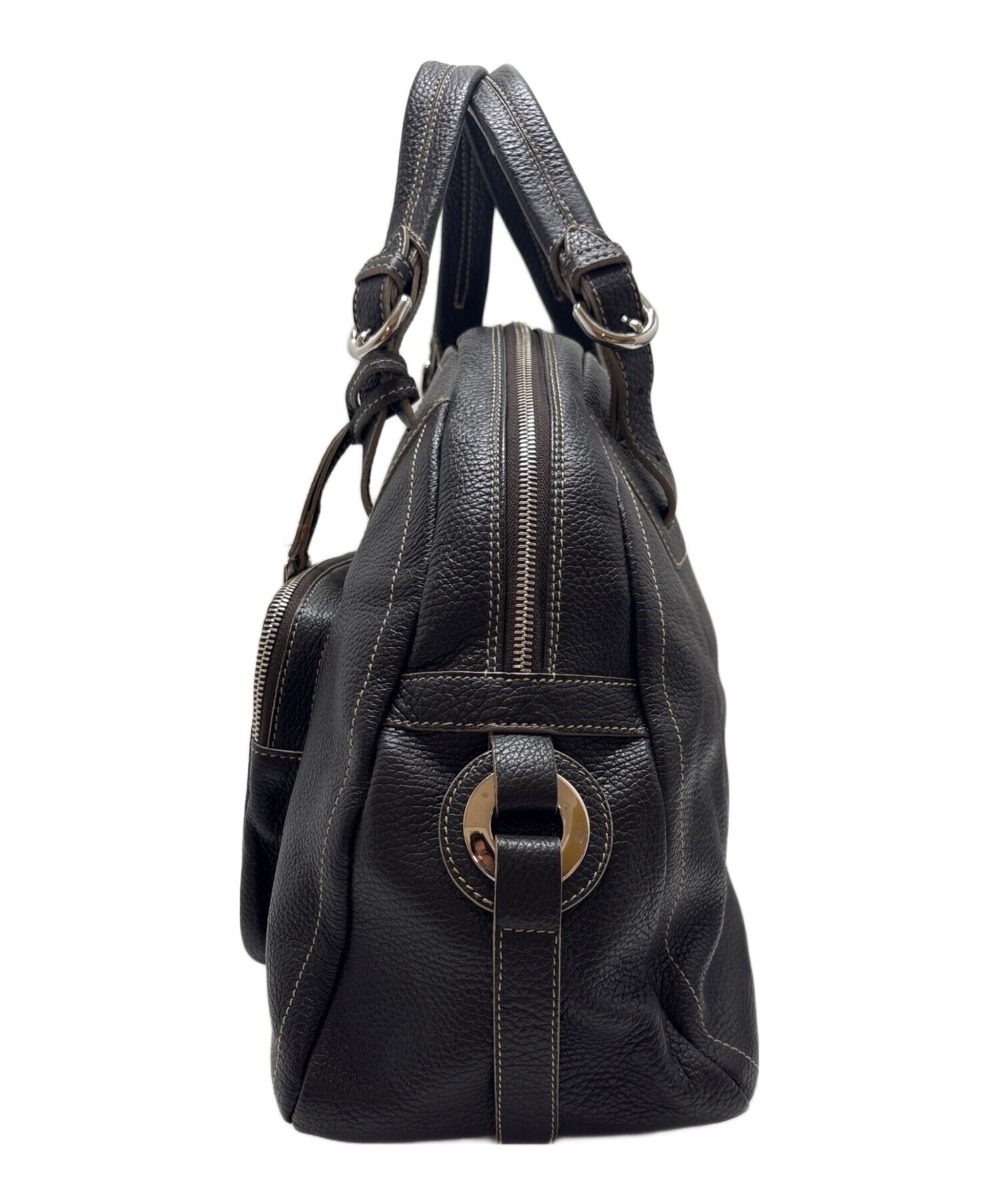 中古・古着通販】FURLA (フルラ) ハンドバッグ ブラック｜ブランド