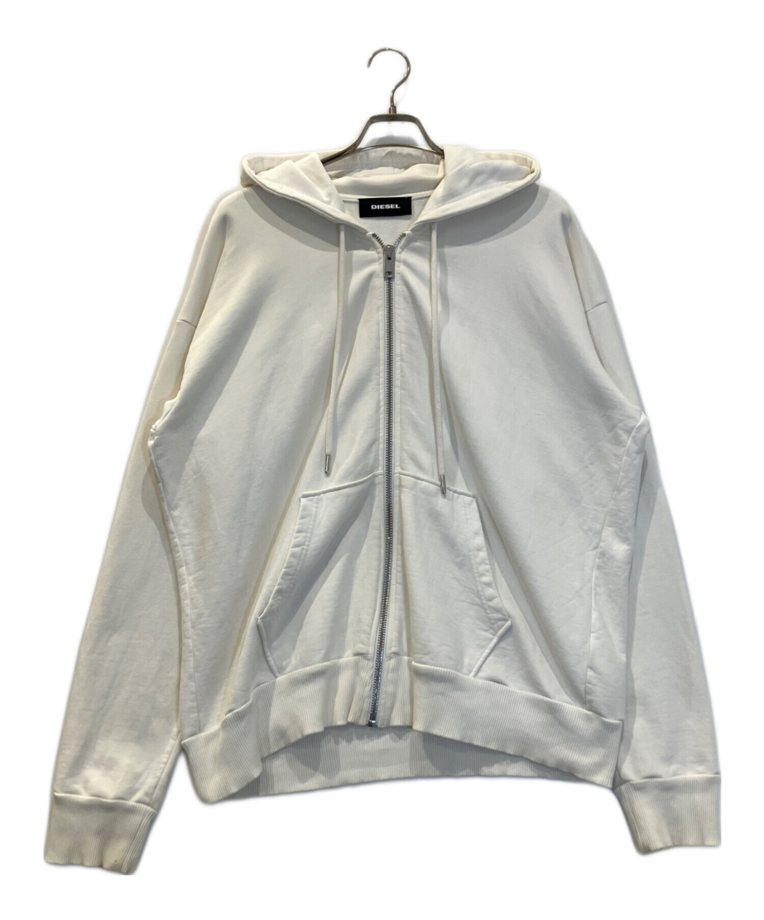５個限定価格　古着ベール　パーカー　仕入れ　古着卸　未開封　50kg 中古・古着通販】DIESEL (ディーゼル) パーカー アイボリー サイズ:Ⅼ