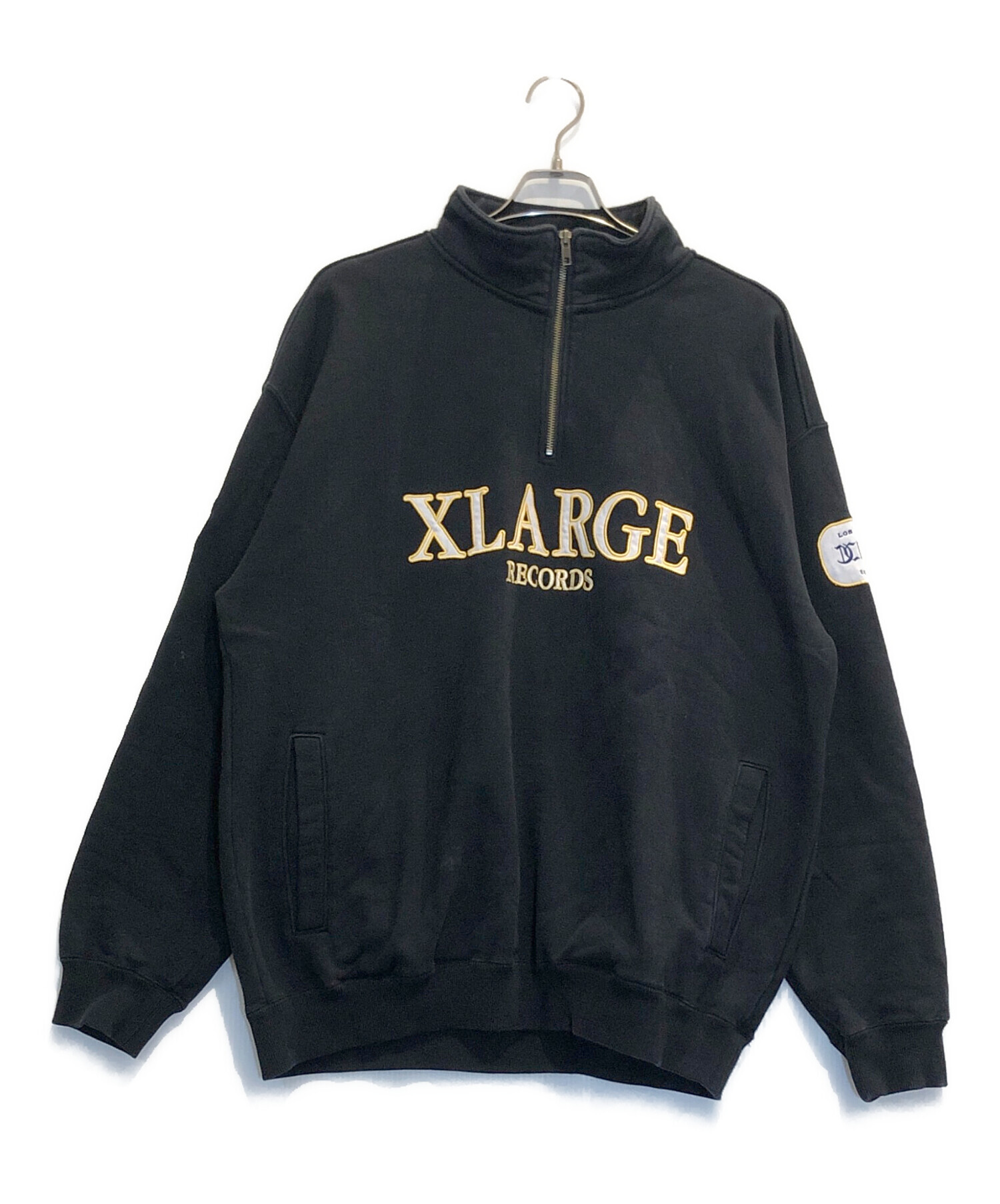 中古・古着通販】X-LARGE (エクストララージ) ハーフジップスウェット 