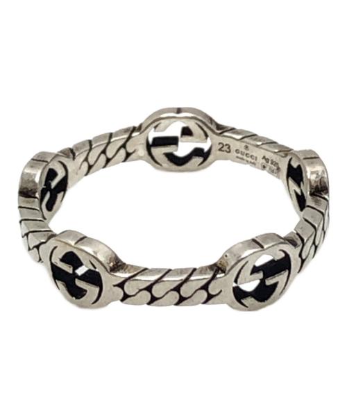 中古・古着通販】GUCCI (グッチ) インターロッキングGチェーンリング