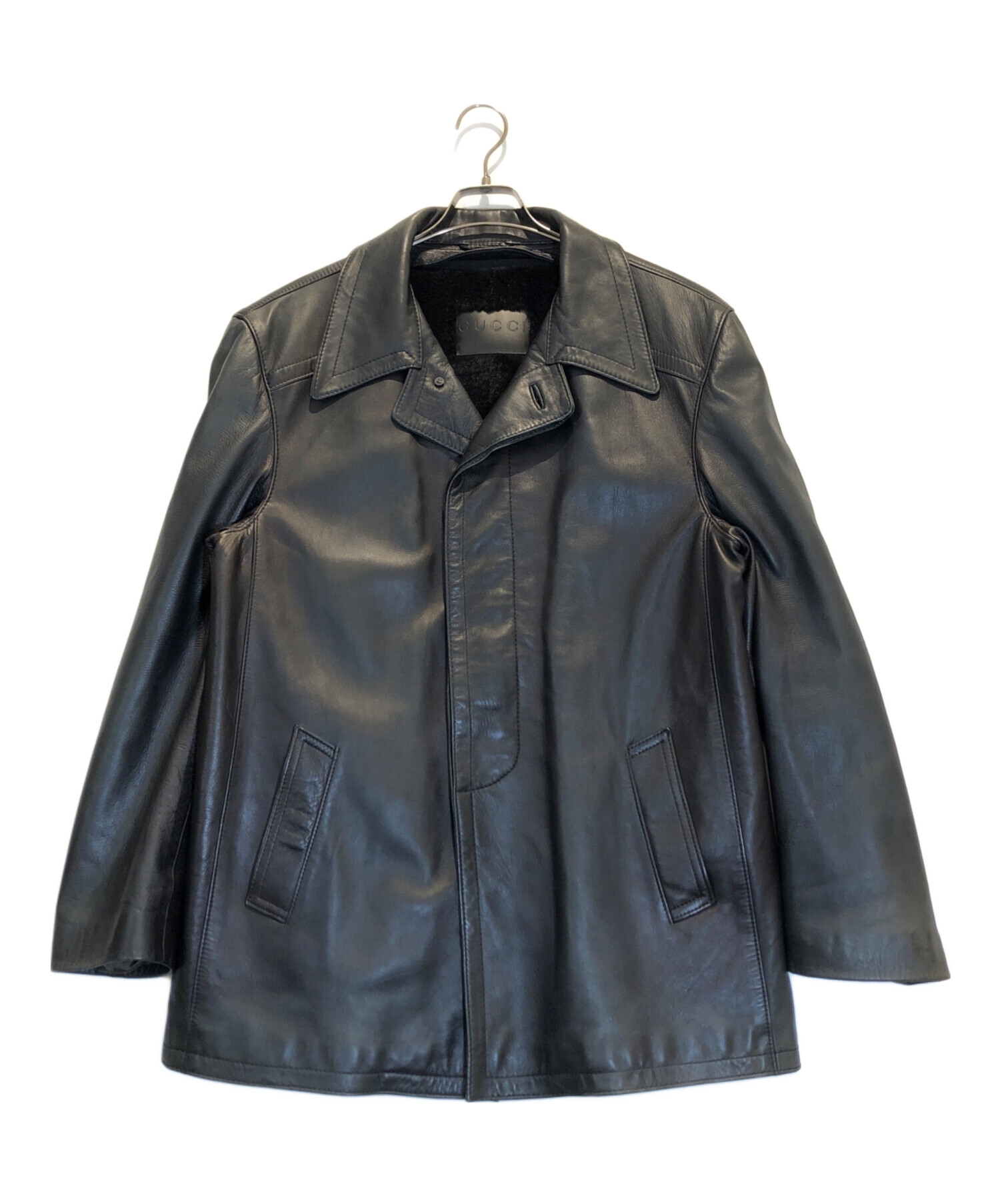 中古・古着通販】GUCCI (グッチ) ファーライナーレザージャケット