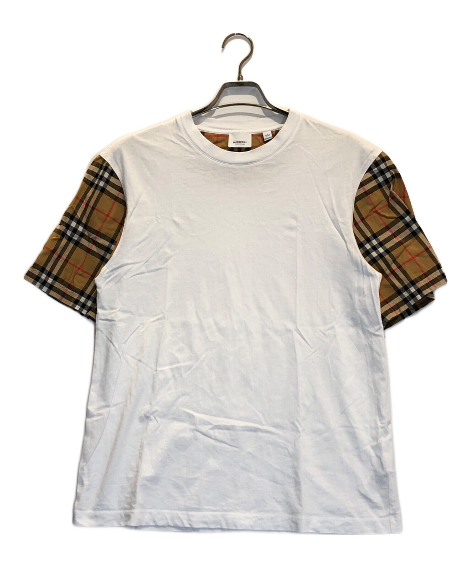 中古・古着通販】BURBERRY (バーバリー) ヴィンテージチェック切替T 