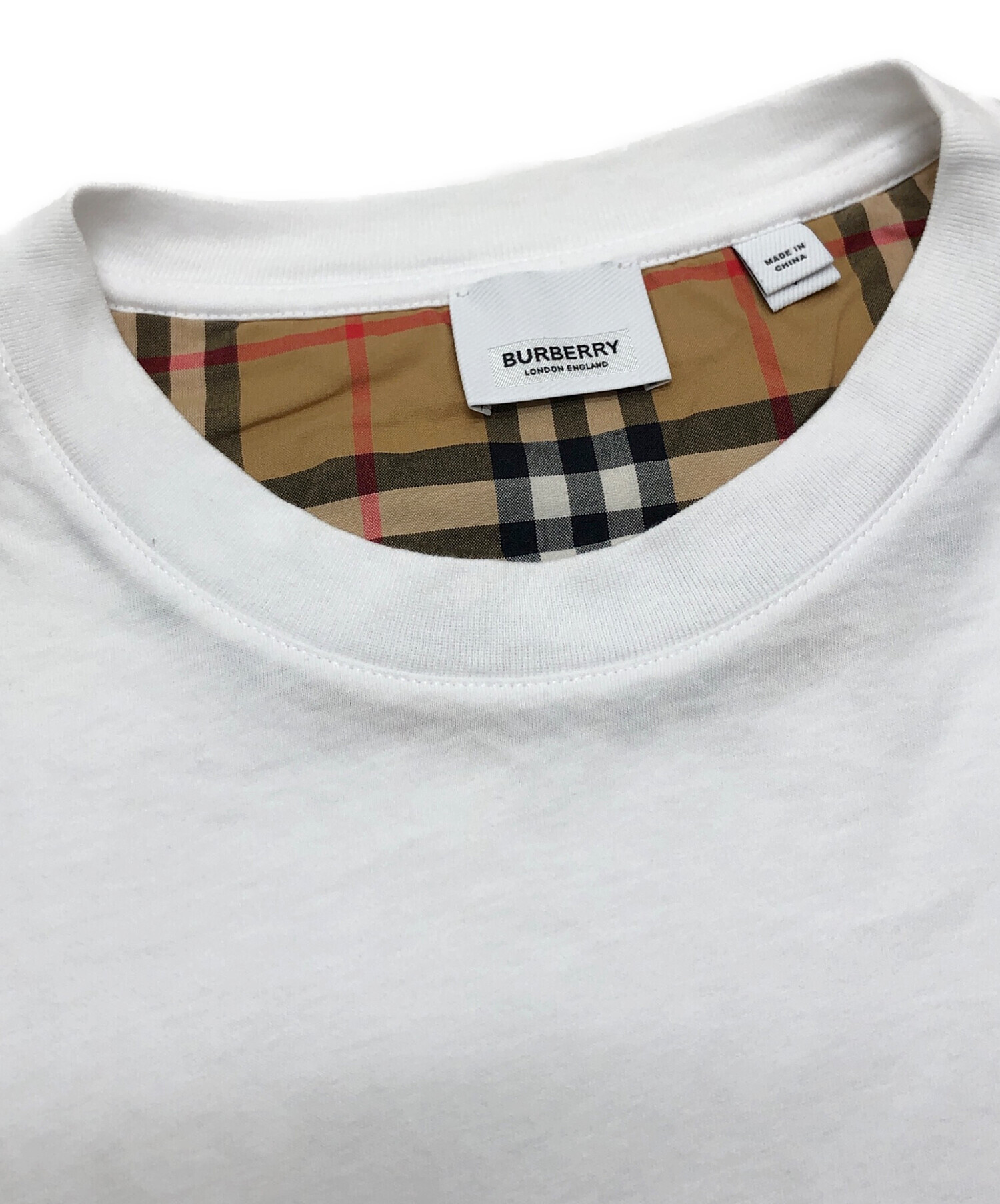 中古・古着通販】BURBERRY (バーバリー) ヴィンテージチェック切替T 