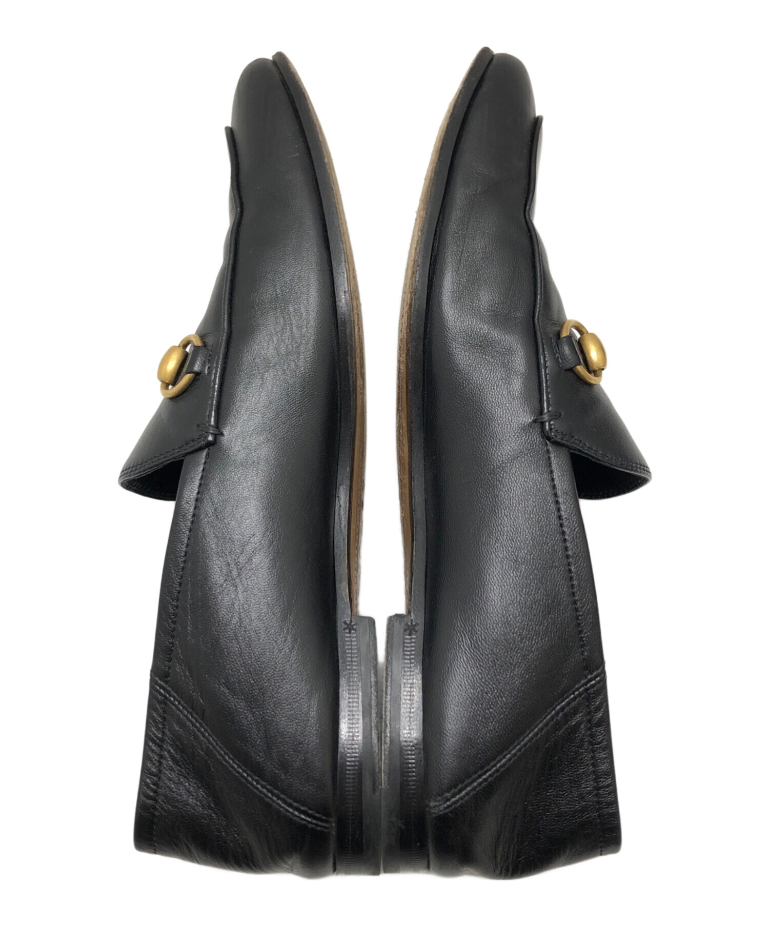 GUCCI レザー ホースビット ローファー　ブリクストン　サイズ7 26cm 中古・古着通販】GUCCI (グッチ) ブリクストンビットローファー