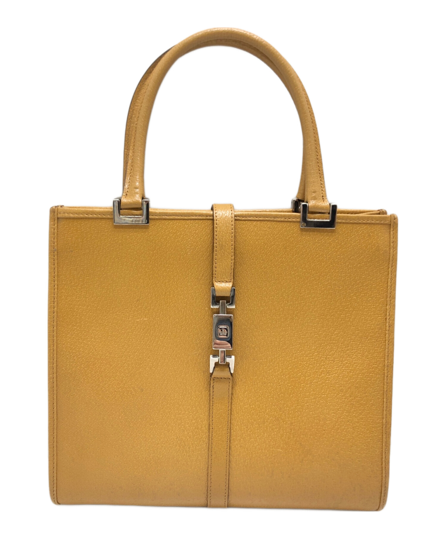 中古・古着通販】GUCCI (グッチ) ジャッキー ハンドバッグ ブラウン