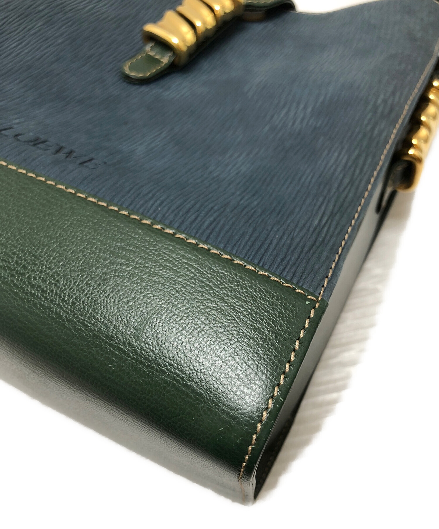 中古・古着通販】LOEWE (ロエベ) ベラスケスツイストショルダーバッグ 