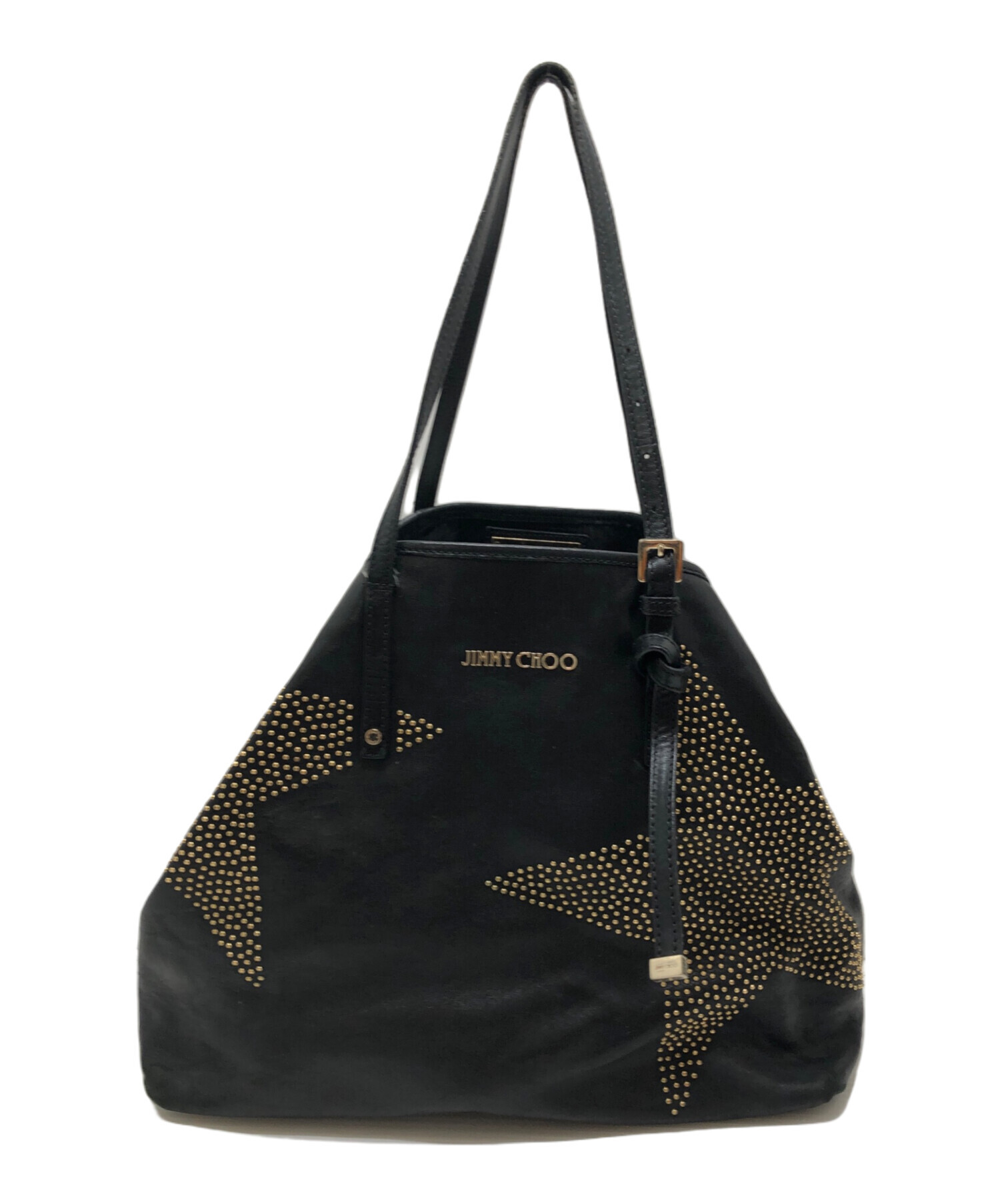 中古・古着通販】JIMMY CHOO (ジミーチュウ) スタッズレザートート