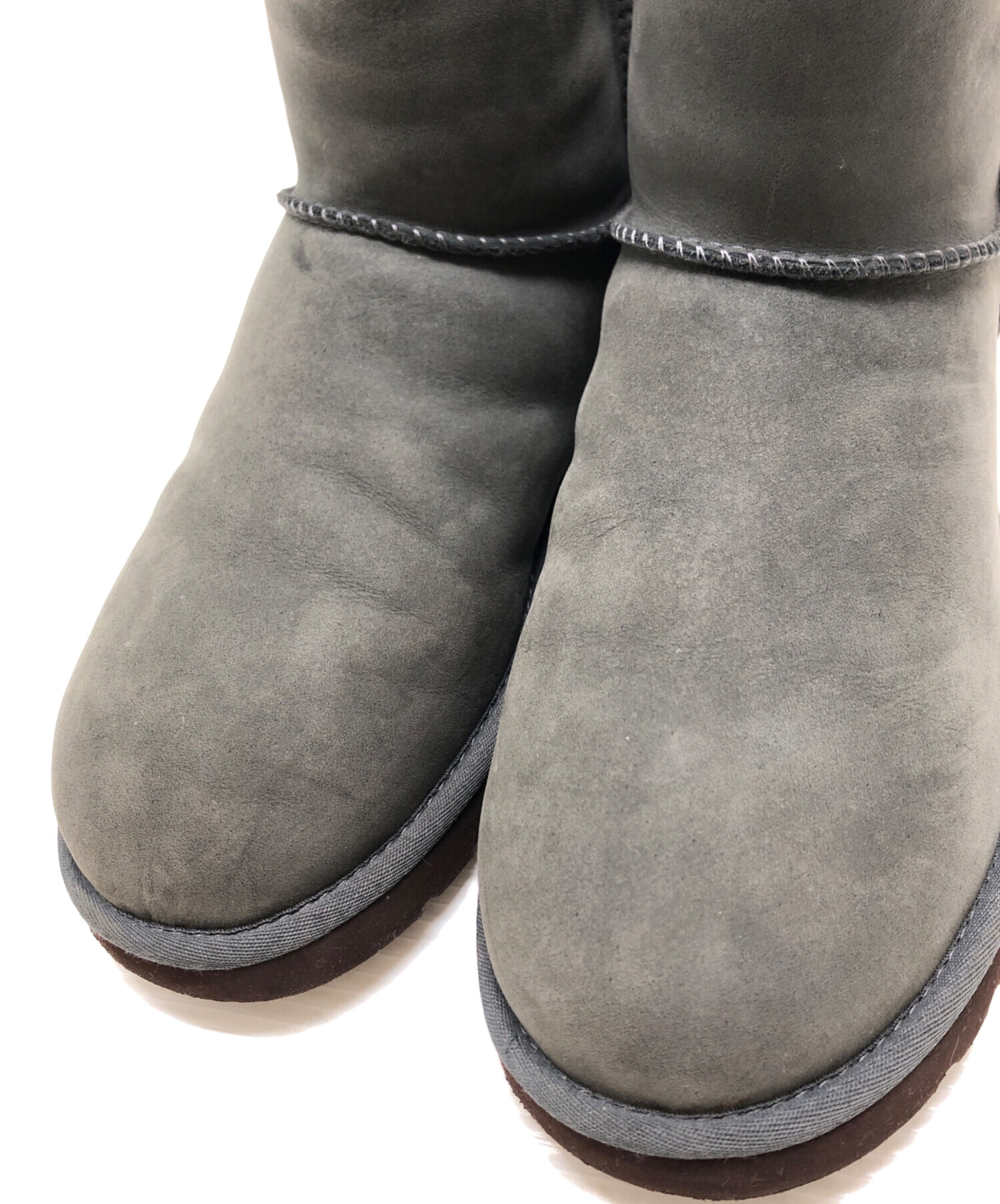 中古・古着通販】UGG (アグ) ムートンブーツ グレー サイズ:28CM