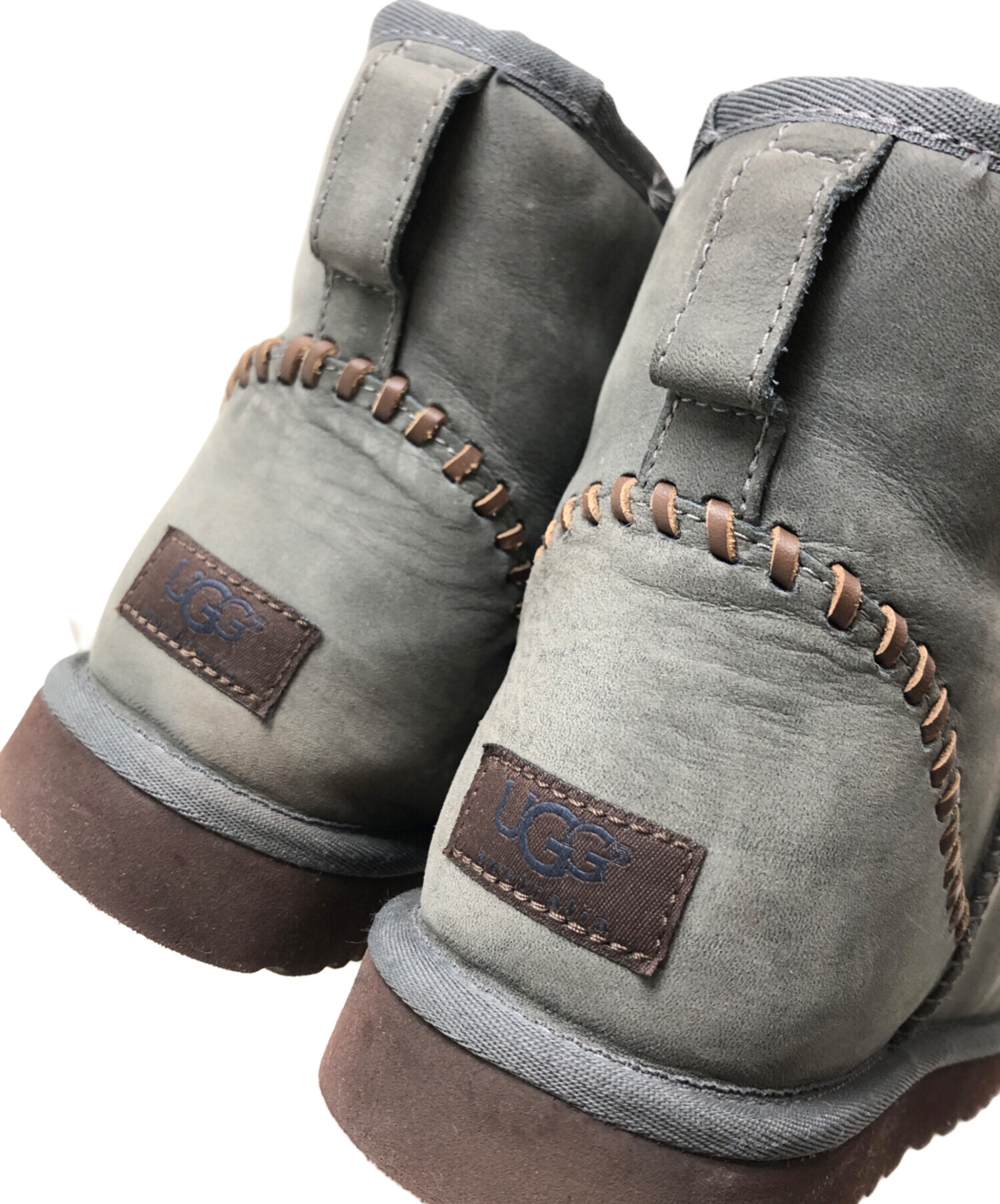 中古・古着通販】UGG (アグ) ムートンブーツ グレー サイズ:28CM