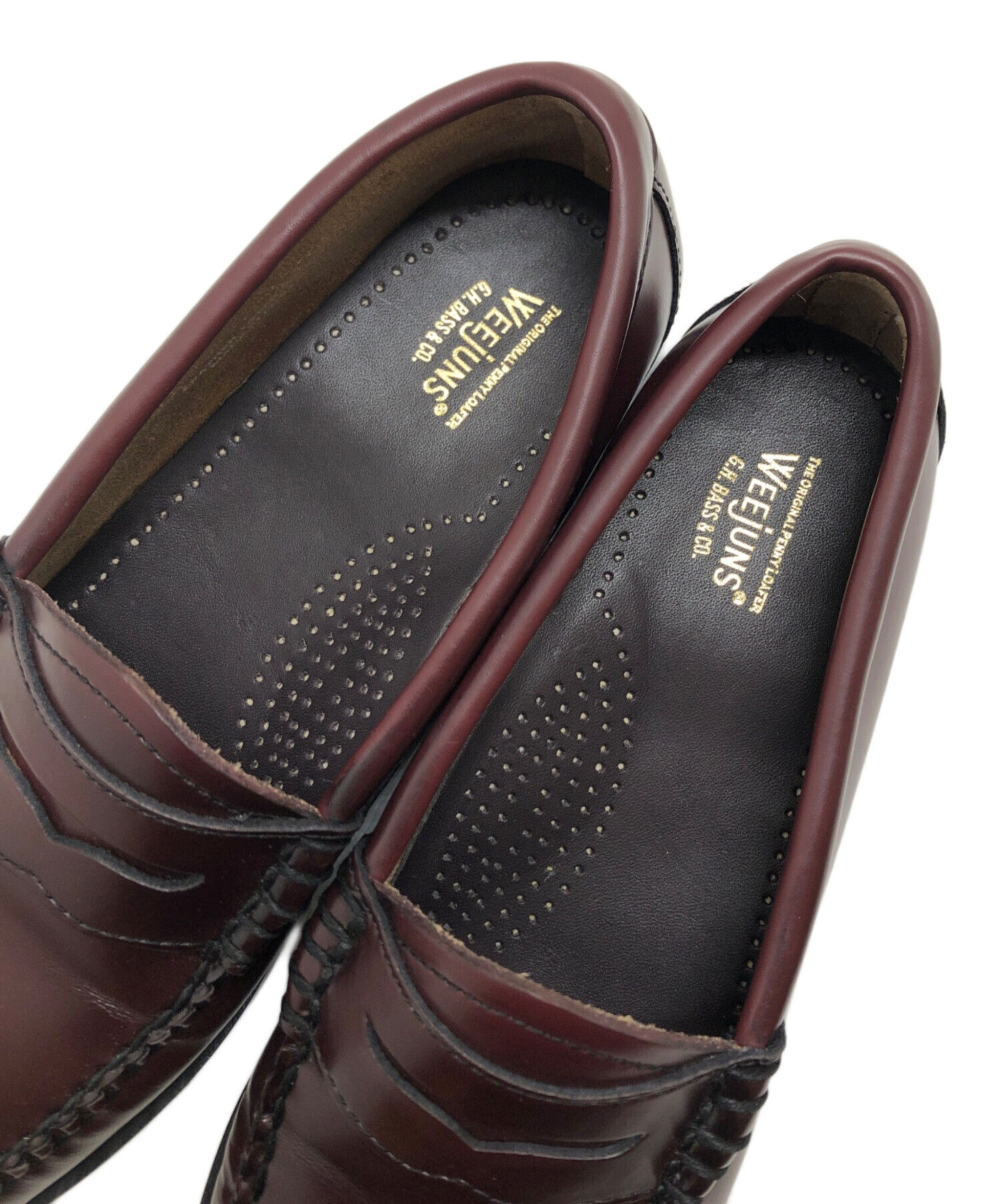 G.H. BASS WEejuns ブラウン ローファー　靴裏ガム汚れあり 中古・古着通販】G.H.BASS (ジーエイチバス) weejuns ローファー