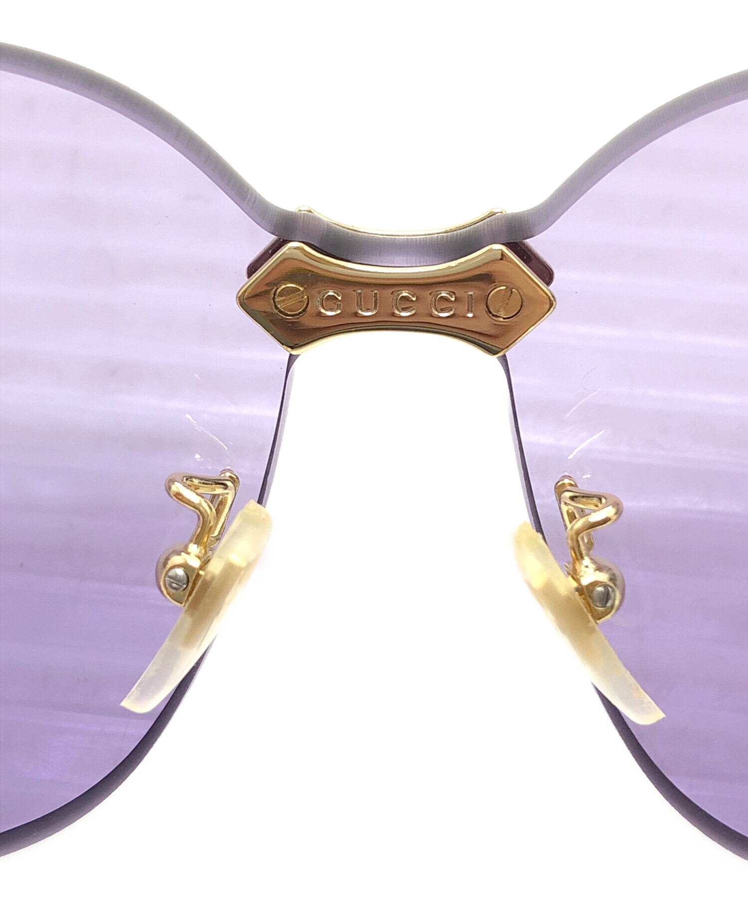 中古・古着通販】GUCCI (グッチ) オーバーサイズスクエアリムレス