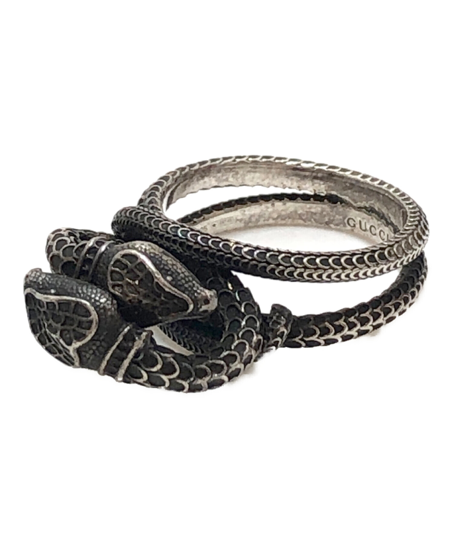 中古・古着通販】GUCCI (グッチ) スネークリング シルバー サイズ:17号