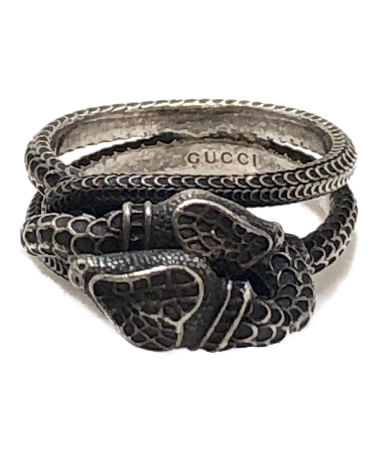 中古・古着通販】GUCCI (グッチ) スネークリング シルバー サイズ:17号