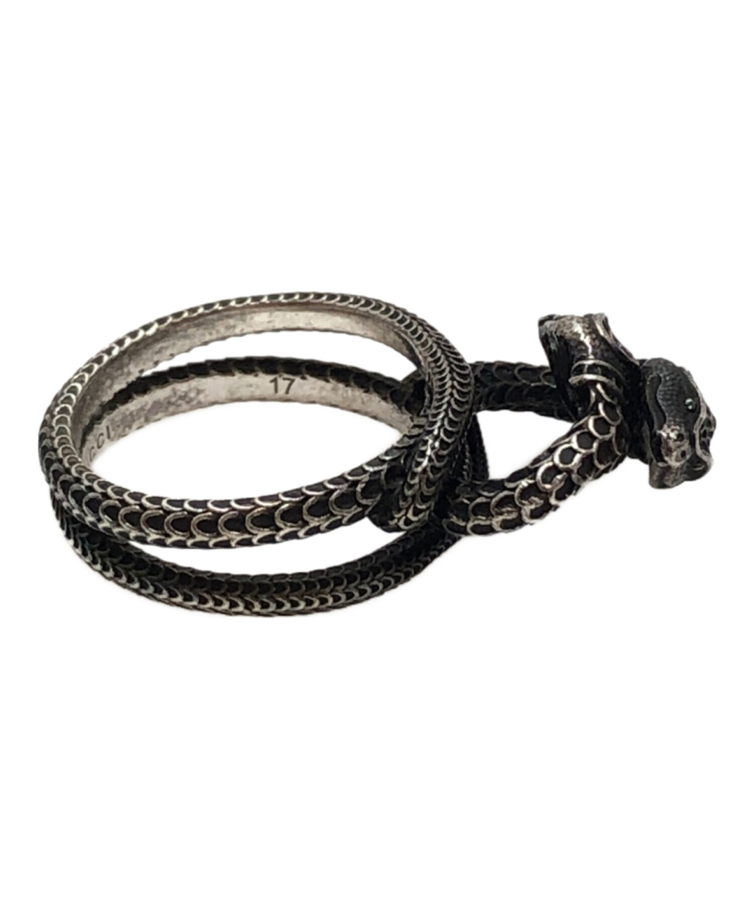 中古・古着通販】GUCCI (グッチ) スネークリング シルバー サイズ:17号