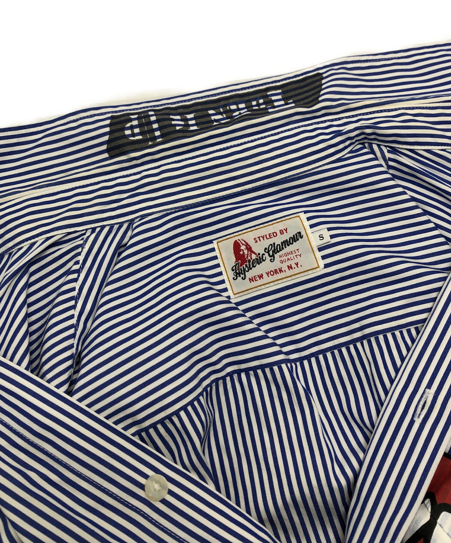 HYSTERIC GLAMOUR ストライプシャツ 中古・古着通販】Hysteric Glamour (ヒステリックグラマー) ストライプ