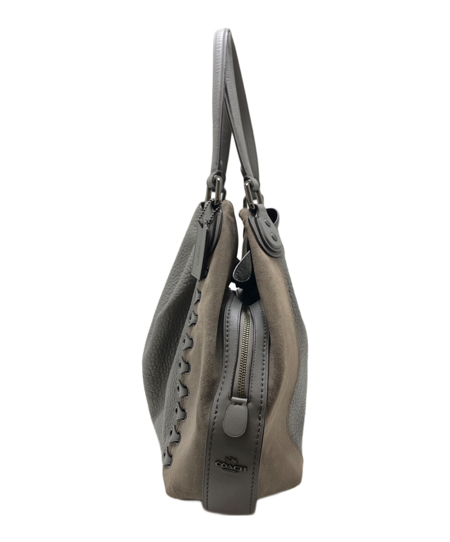 COACH グレー レザー バッグ COACH グレー レザー バッグ 【公式通販】