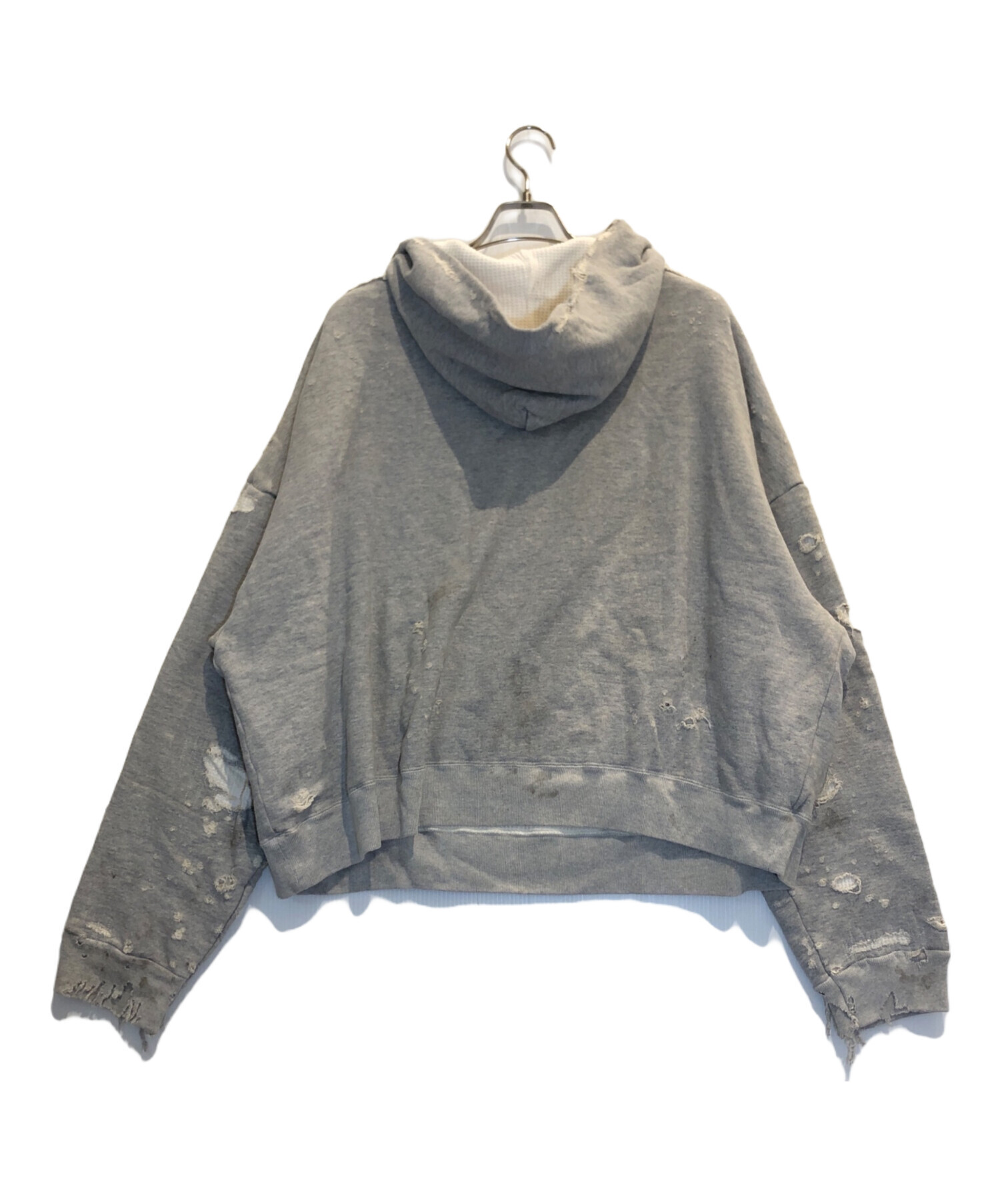 中古・古着通販】READYMADE (レディメイド) DOUBLE FACE HOODIE グレー 