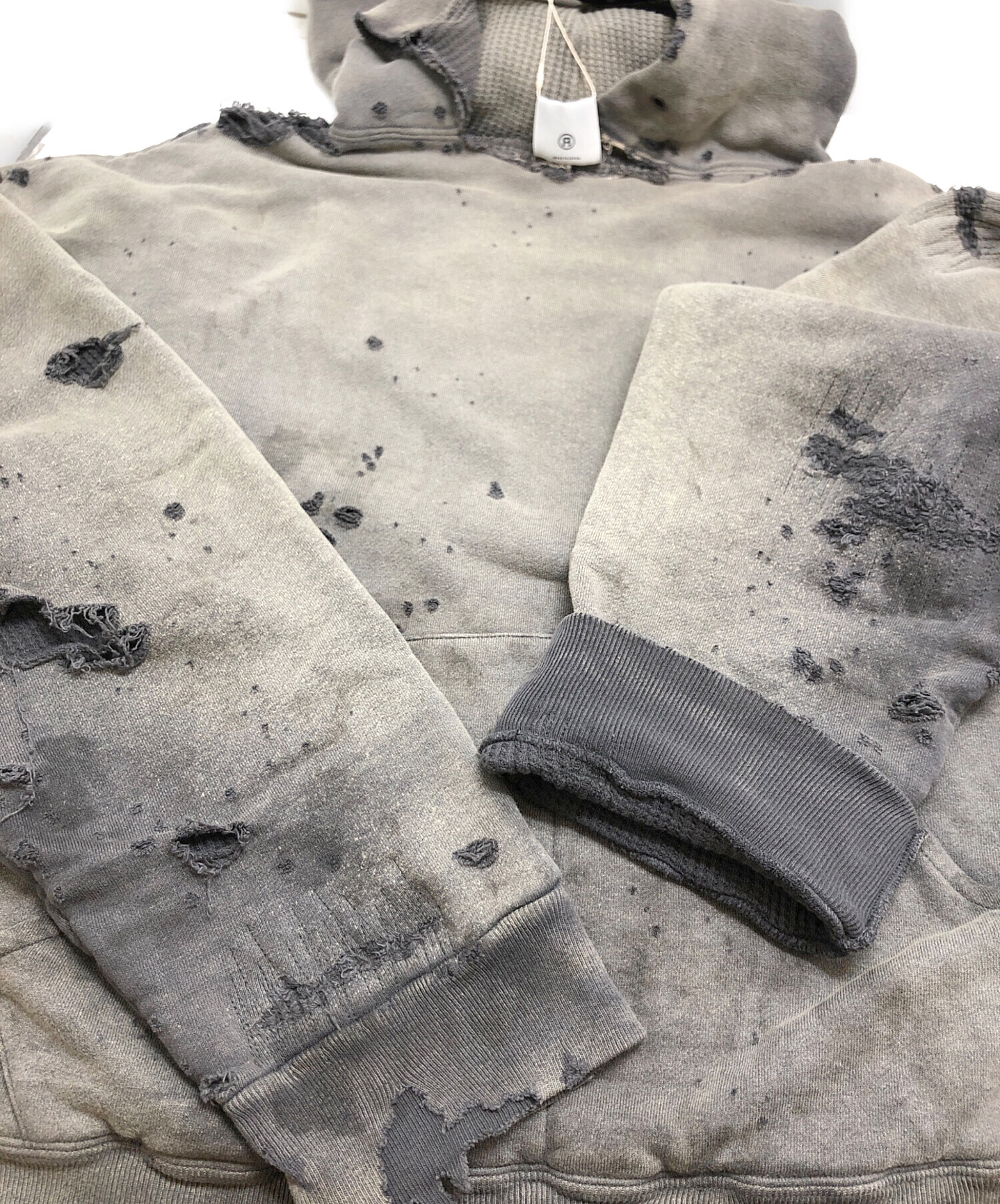 READYMADE レディメイド パーカー L グレー 【古着】【中古】 中古・古着通販】READYMADE (レディメイド) DOUBLE FACE HOODIE