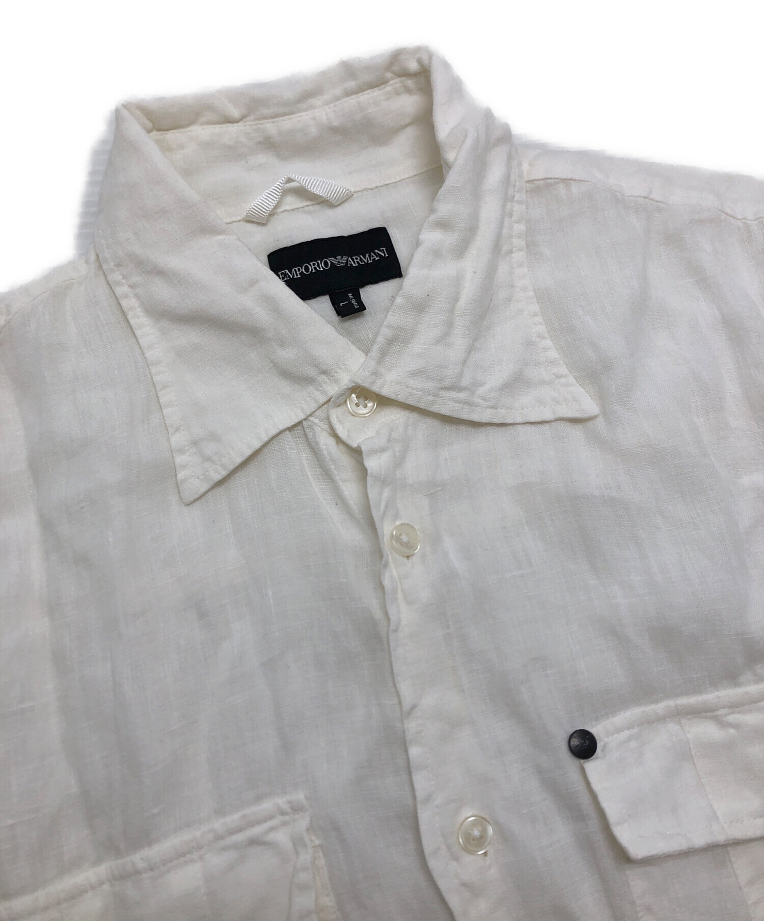 中古・古着通販】EMPORIO ARMANI (エンポリオ アルマーニ) リネン半袖