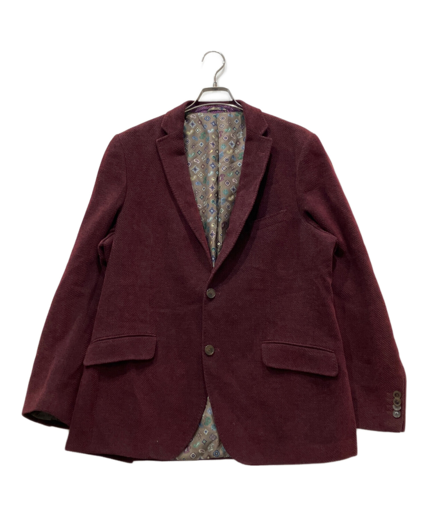 中古・古着通販】ETRO (エトロ) テーラードジャケット レッド サイズ 