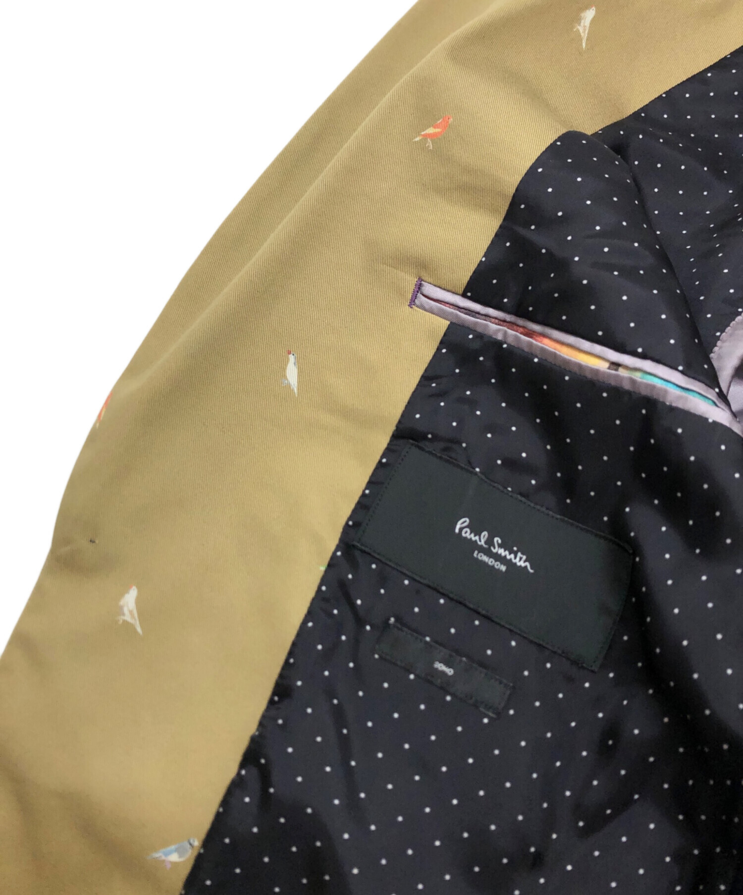 Paul Smithベージュ テーラードジャケット 中古・古着通販】PAUL SMITH (ポールスミス) テーラードジャケット