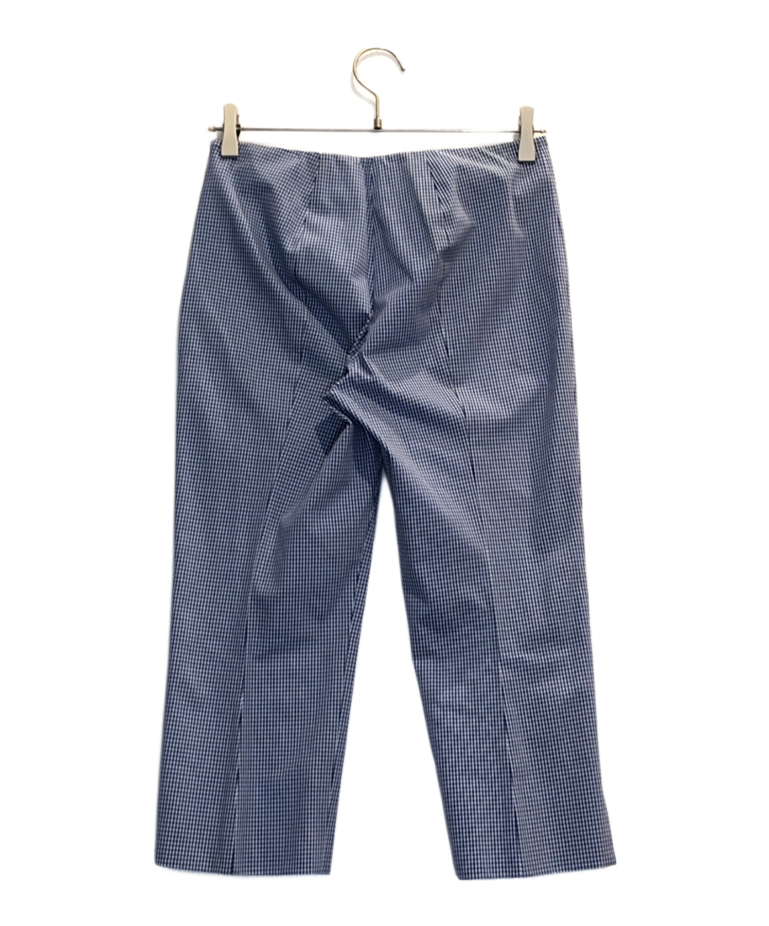 中古・古着通販】PRADA (プラダ) クロップドパンツ ギンガムチェック