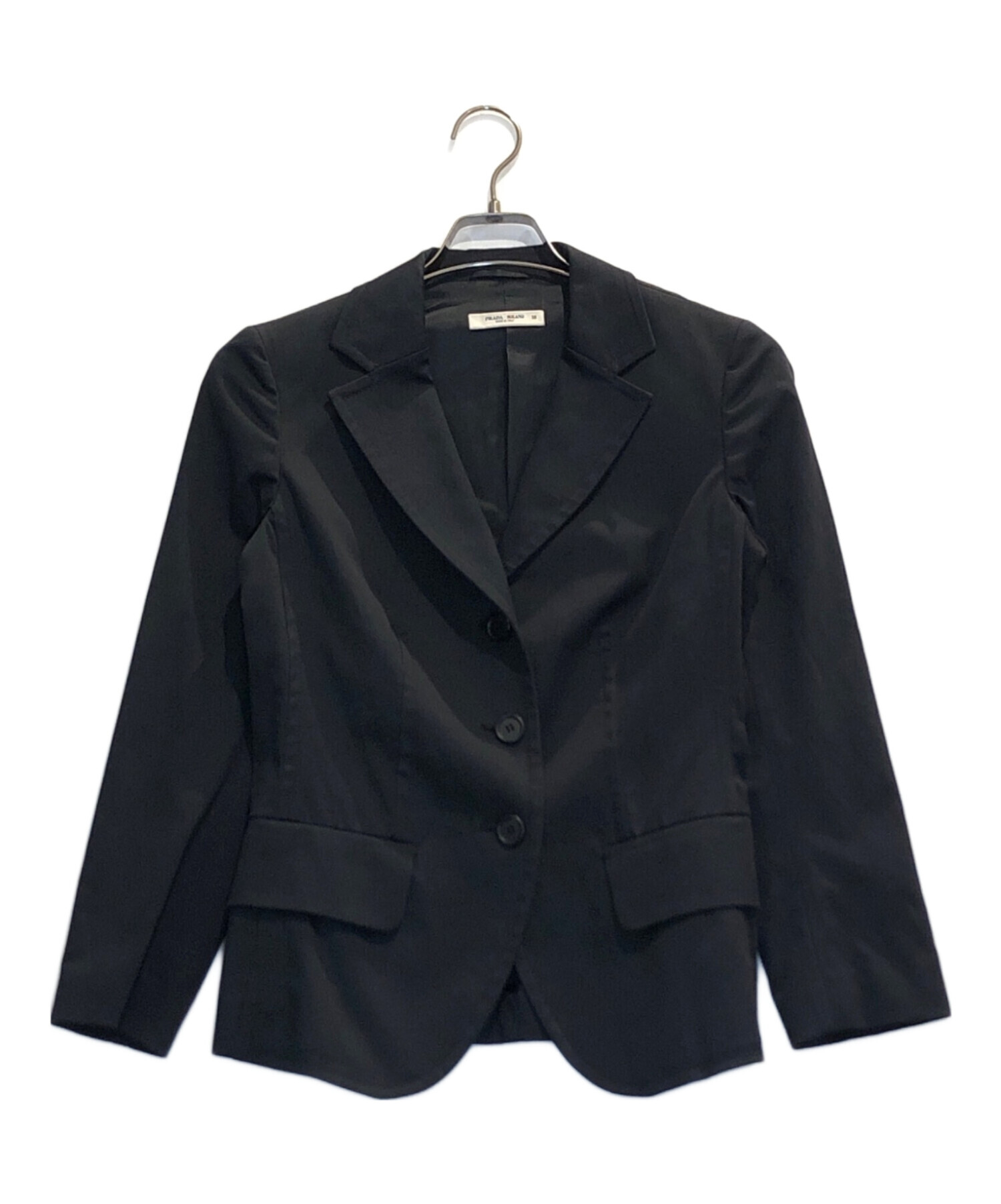 中古・古着通販】PRADA (プラダ) テーラードジャケット ブラック