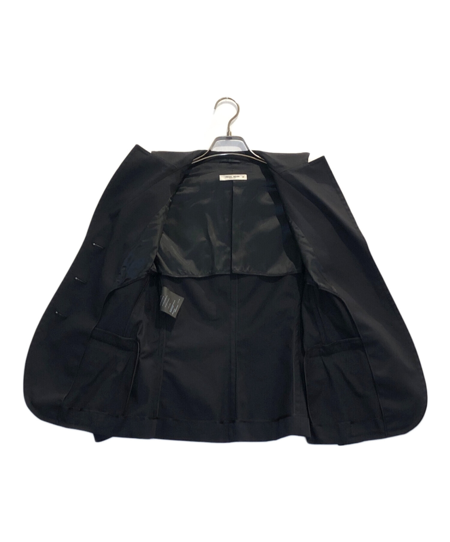 中古・古着通販】PRADA (プラダ) テーラードジャケット ブラック