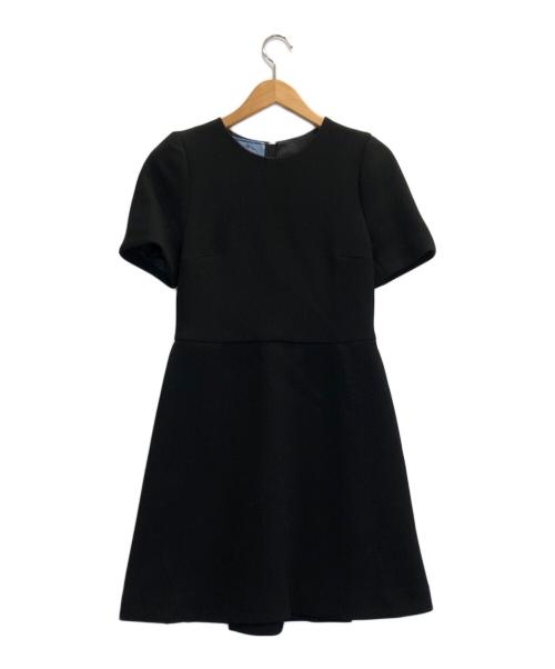 プラダ ワンピース　半袖　Mサイズ　黒 中古・古着通販】PRADA (プラダ) ワンピース ブラック サイズ:38S