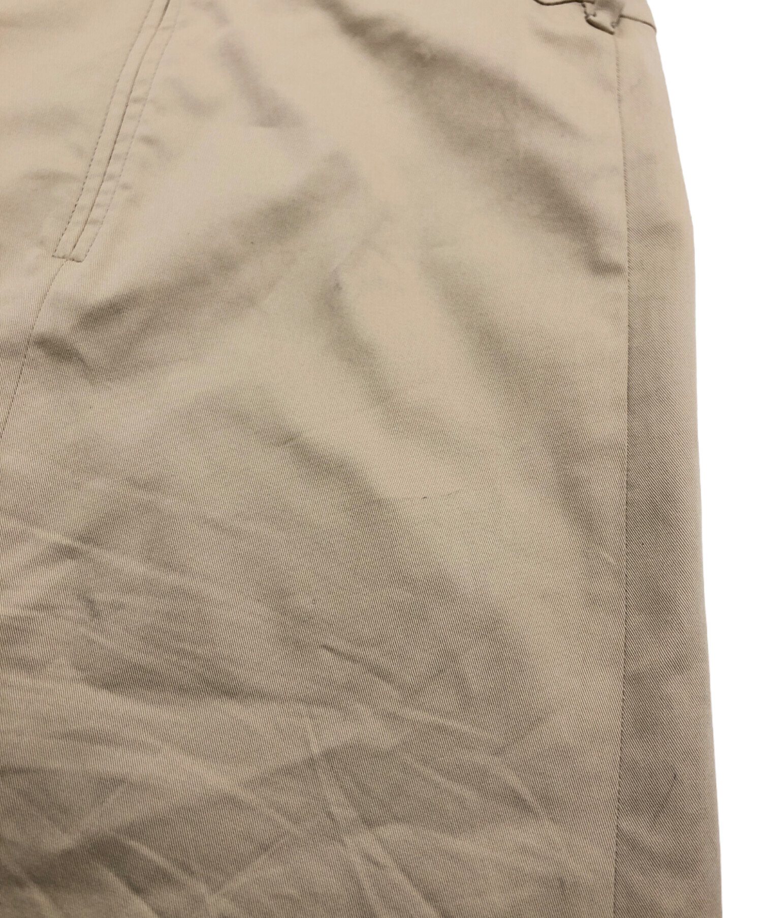 中古・古着通販】PRADA (プラダ) ベルト付スカート ベージュ サイズ:40