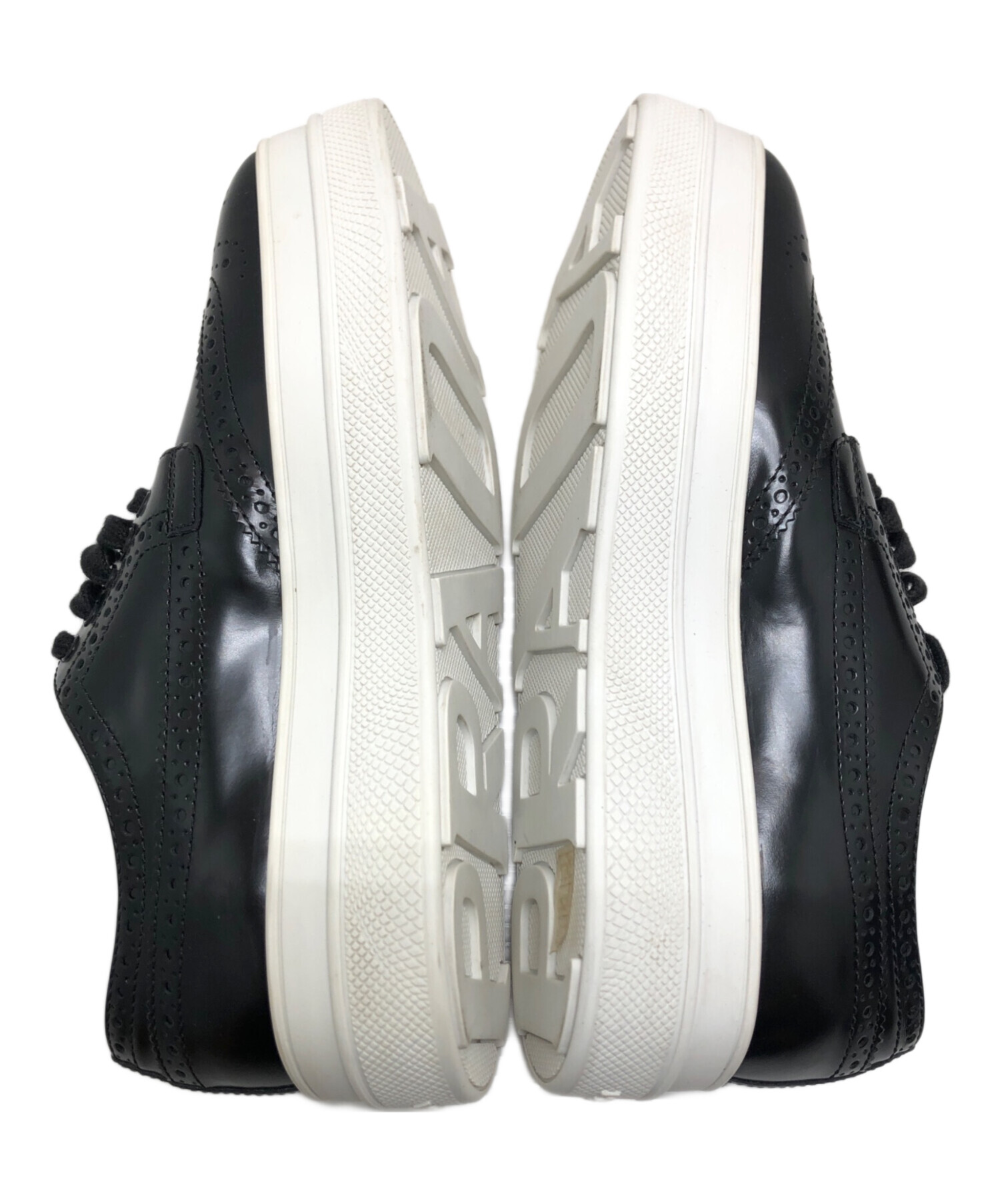 中古・古着通販】PRADA (プラダ) レースアップシューズ ブラック