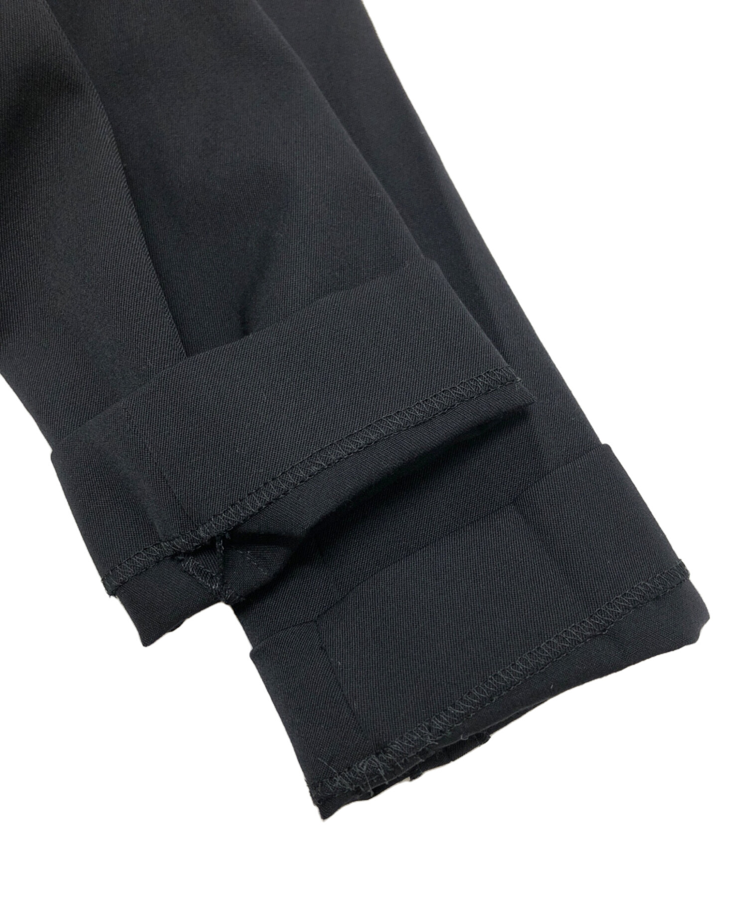 ☆PRADAプラダロゴニット切替プリーツロングワンピース40S☆ 中古・古着通販】PRADA (プラダ) ラムレザー切替プリーツワンピース