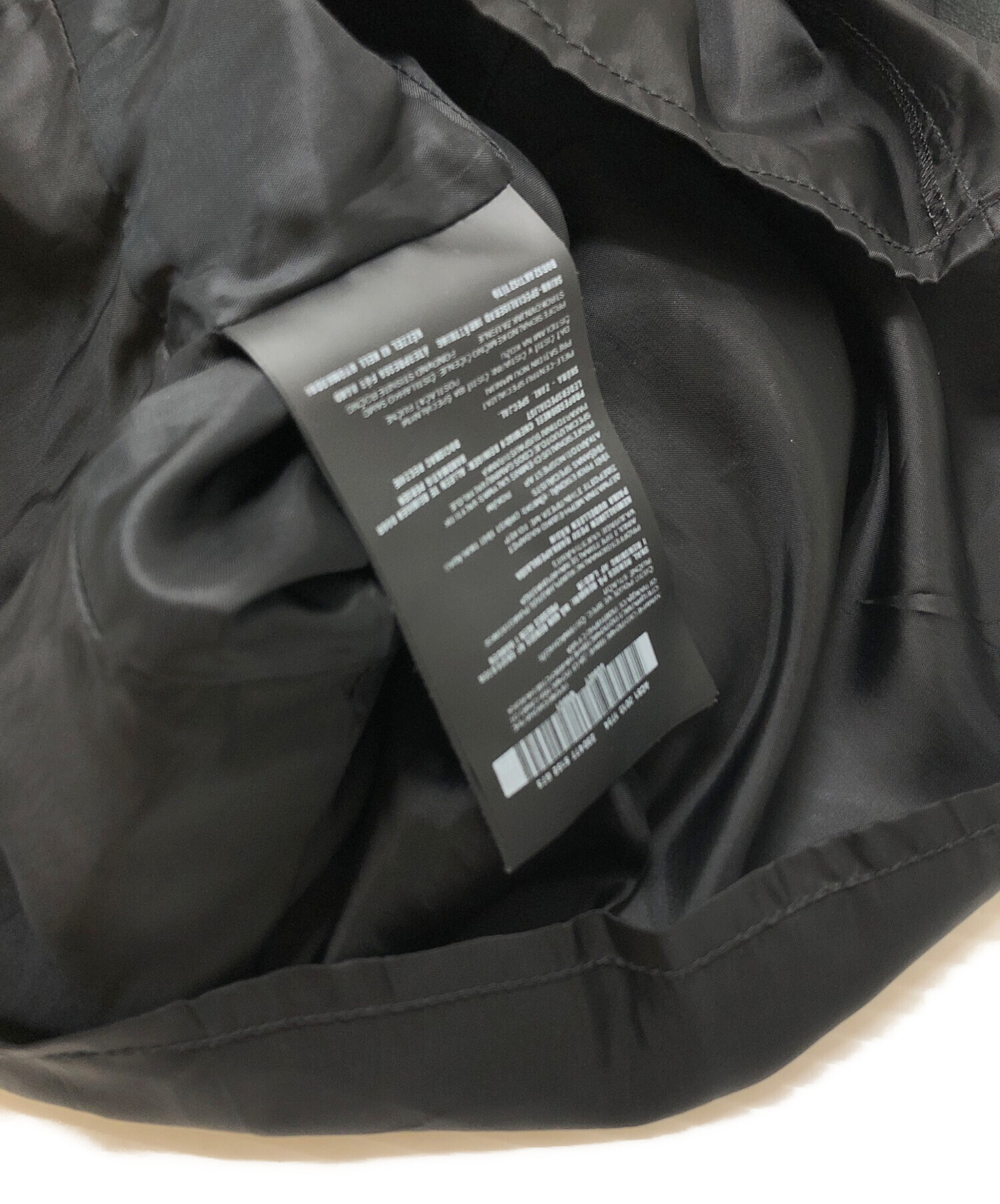 中古・古着通販】PRADA (プラダ) ラムレザー切替プリーツワンピース