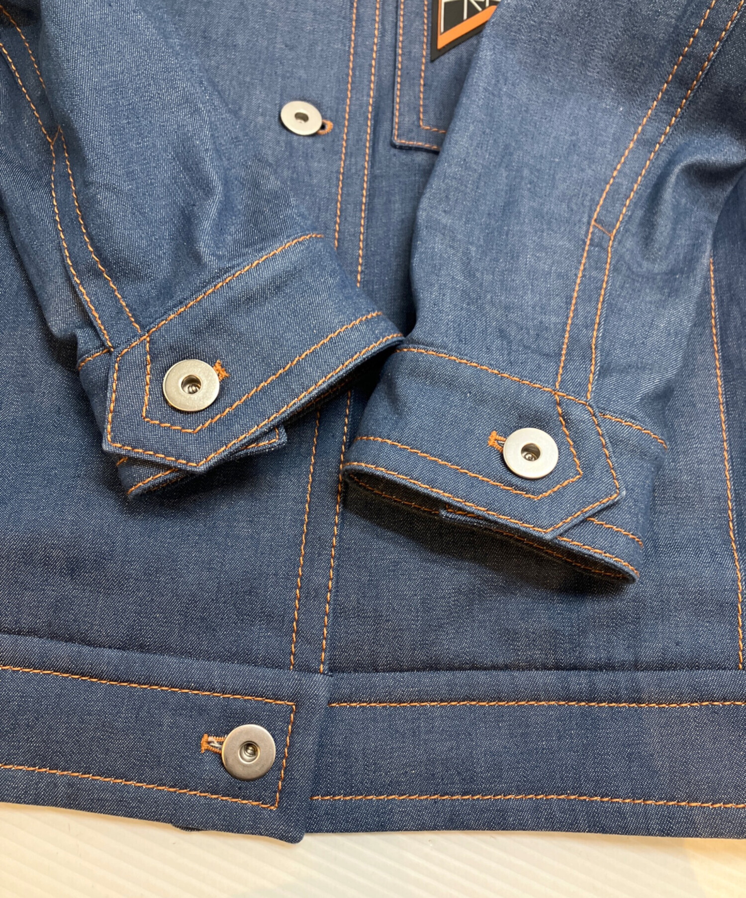 中古・古着通販】PRADA (プラダ) ボアラバーパッチロゴデニム
